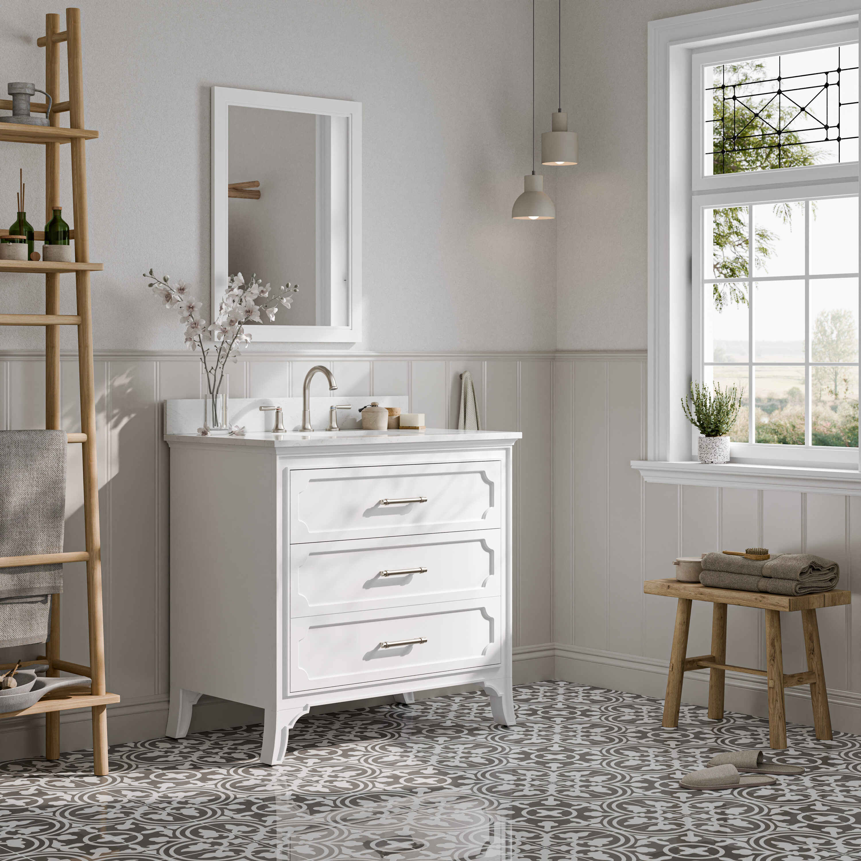 allen + roth 1008VTC-36-201-925UR Bath-Vanity-Combo - View #12