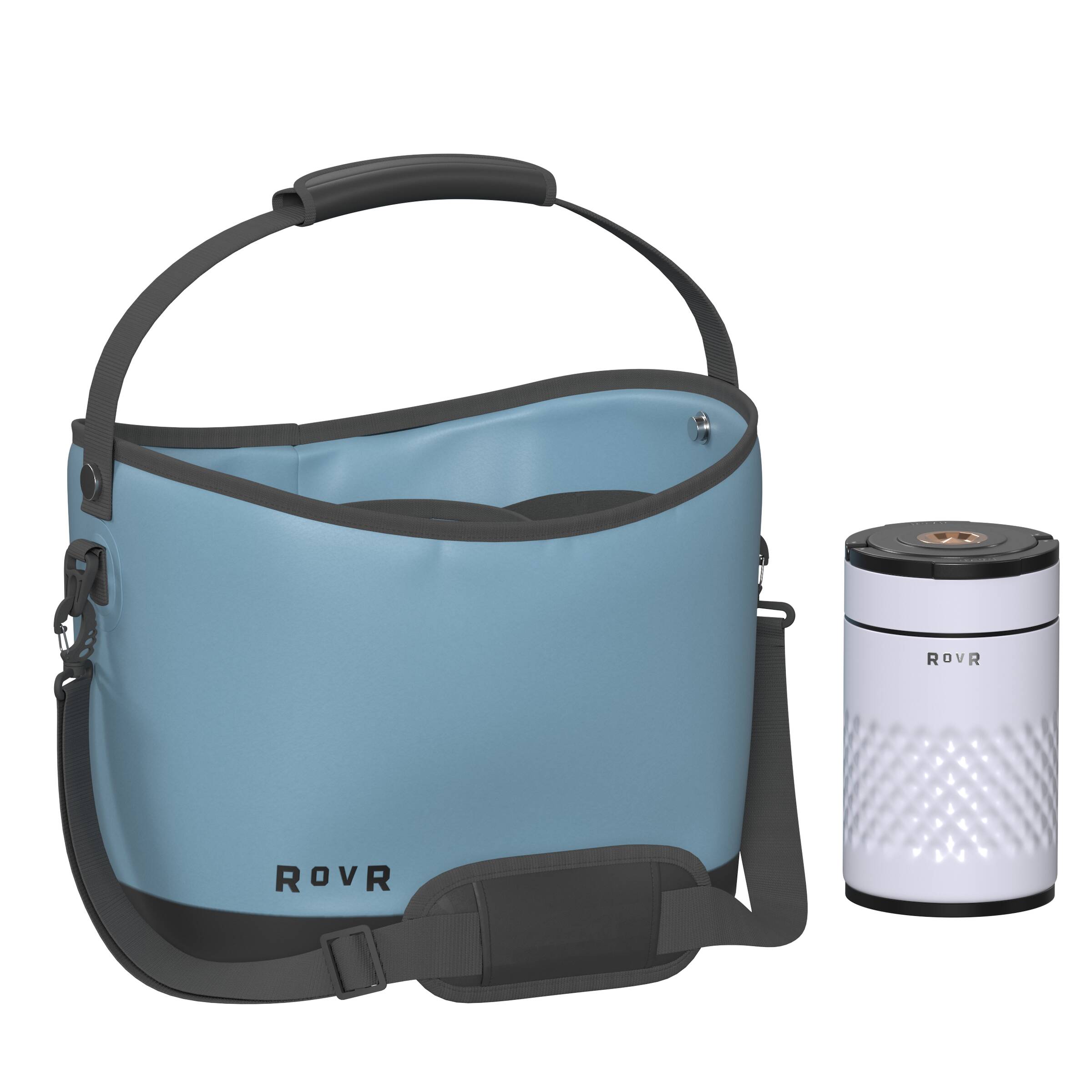 RovR R-KI-SP Blue 20 Cans Soft Insulated Insulated drink carrier