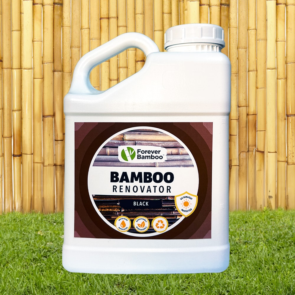 Backyard X-Scapes MAIN-RBFB1 FOREVER BAMBOO Tintable Black Solid Exterior Wood Stain and Sealer in One ( 1-gallon )