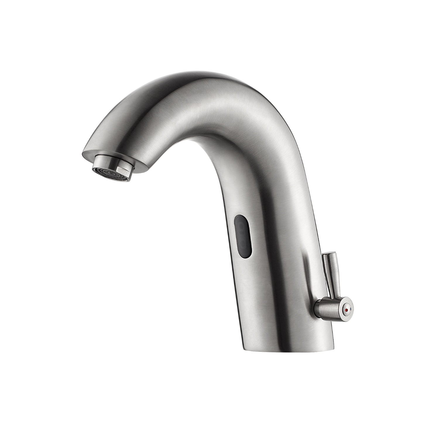 Vinnova 111112-BAF-SNT Jumilla Satin Nickel Single hole Touchless Low-arc Commercial/Residential Touchless Bathroom Sink Faucet