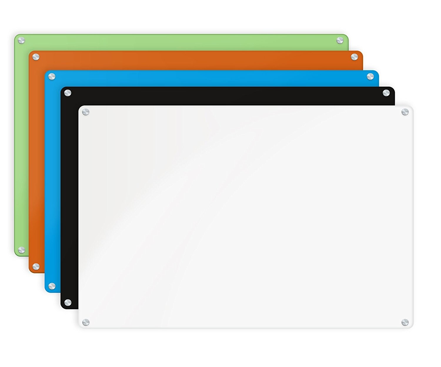 Magnetic Glass Dry Erase Board - 24 x 36- Light Green