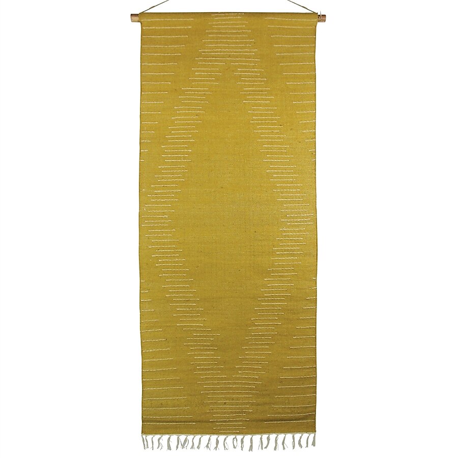 Yellow Ochre Jute Wall Hanging Yellow Ochre Jute Wall Hanging