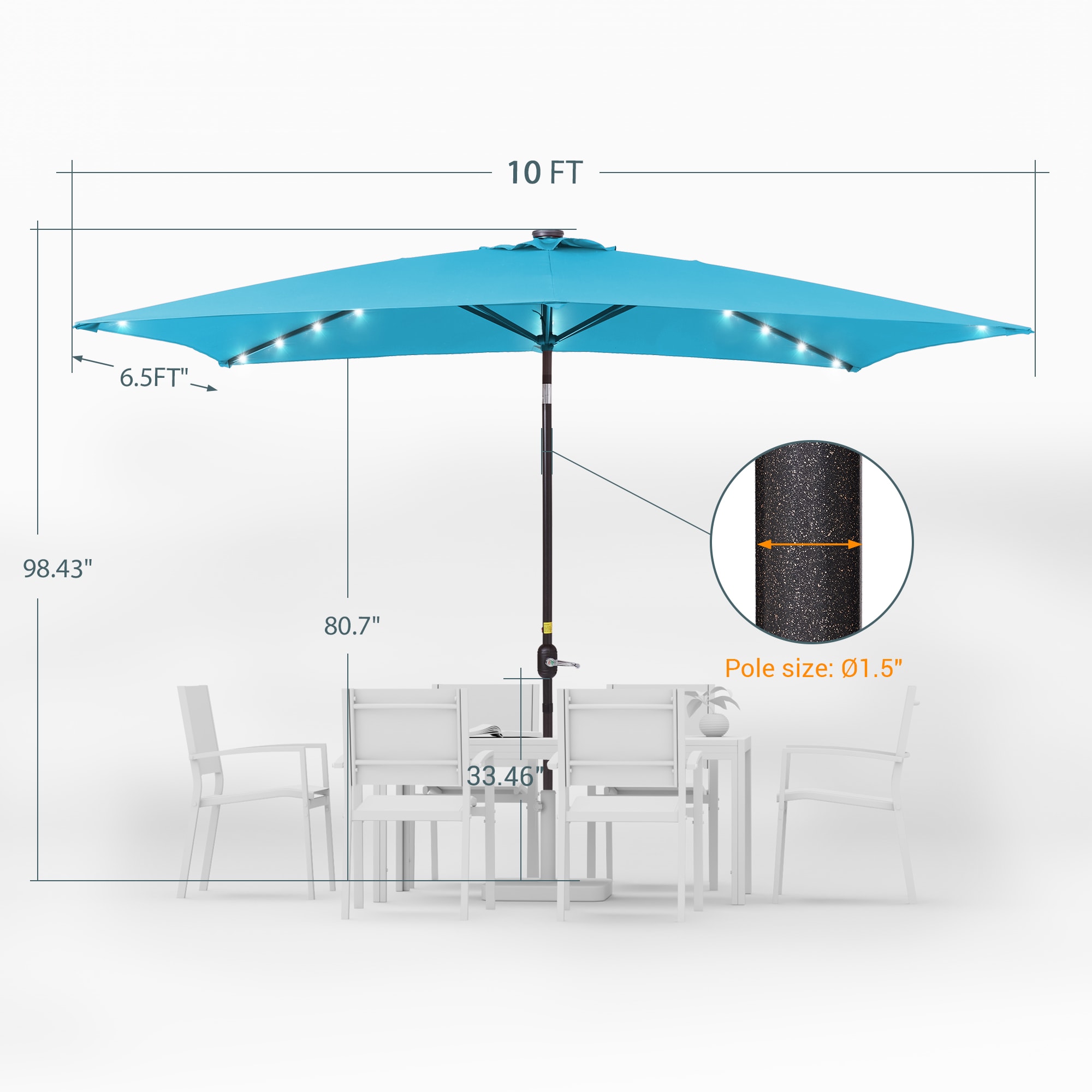 Sonkuki SD-312LB-LED Umbrellas-2 - View #2
