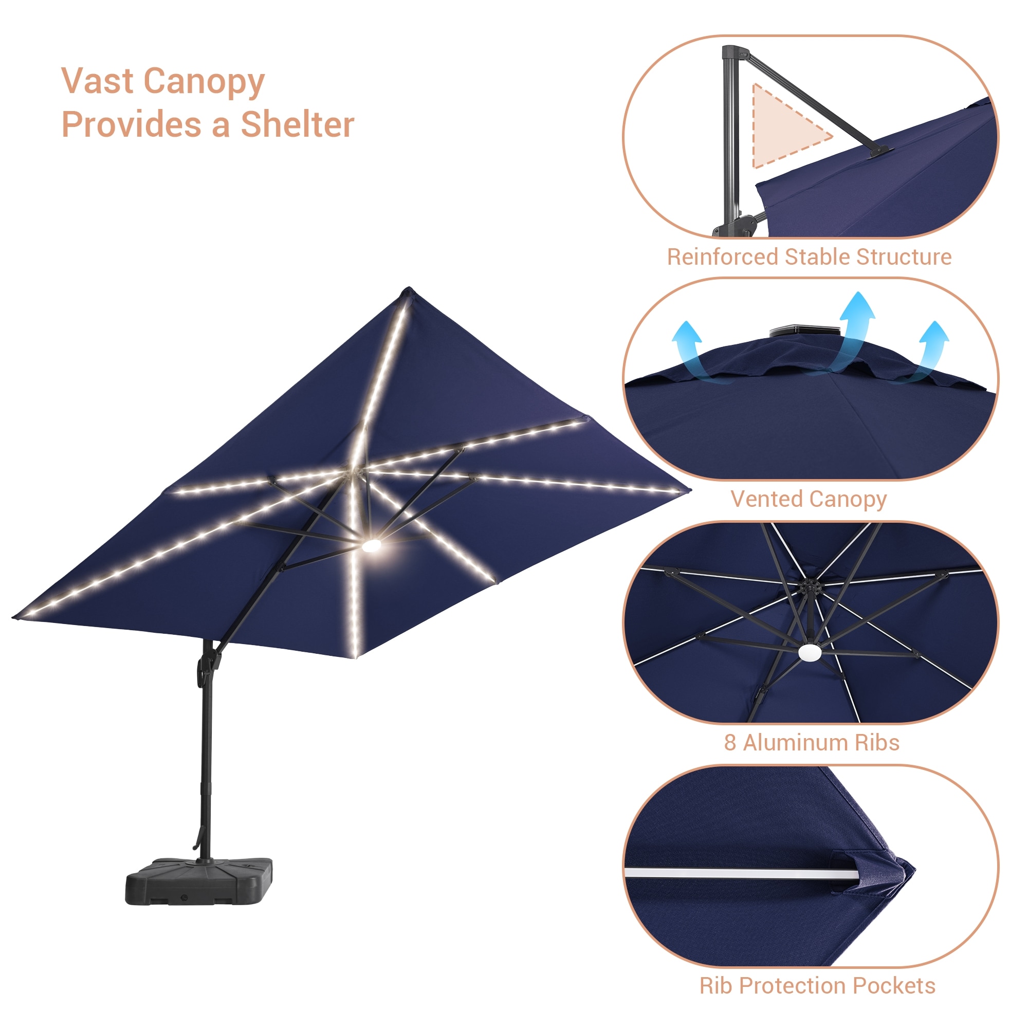 ACEGOSES LW-LED1010-NY Umbrellas-2 - View #7