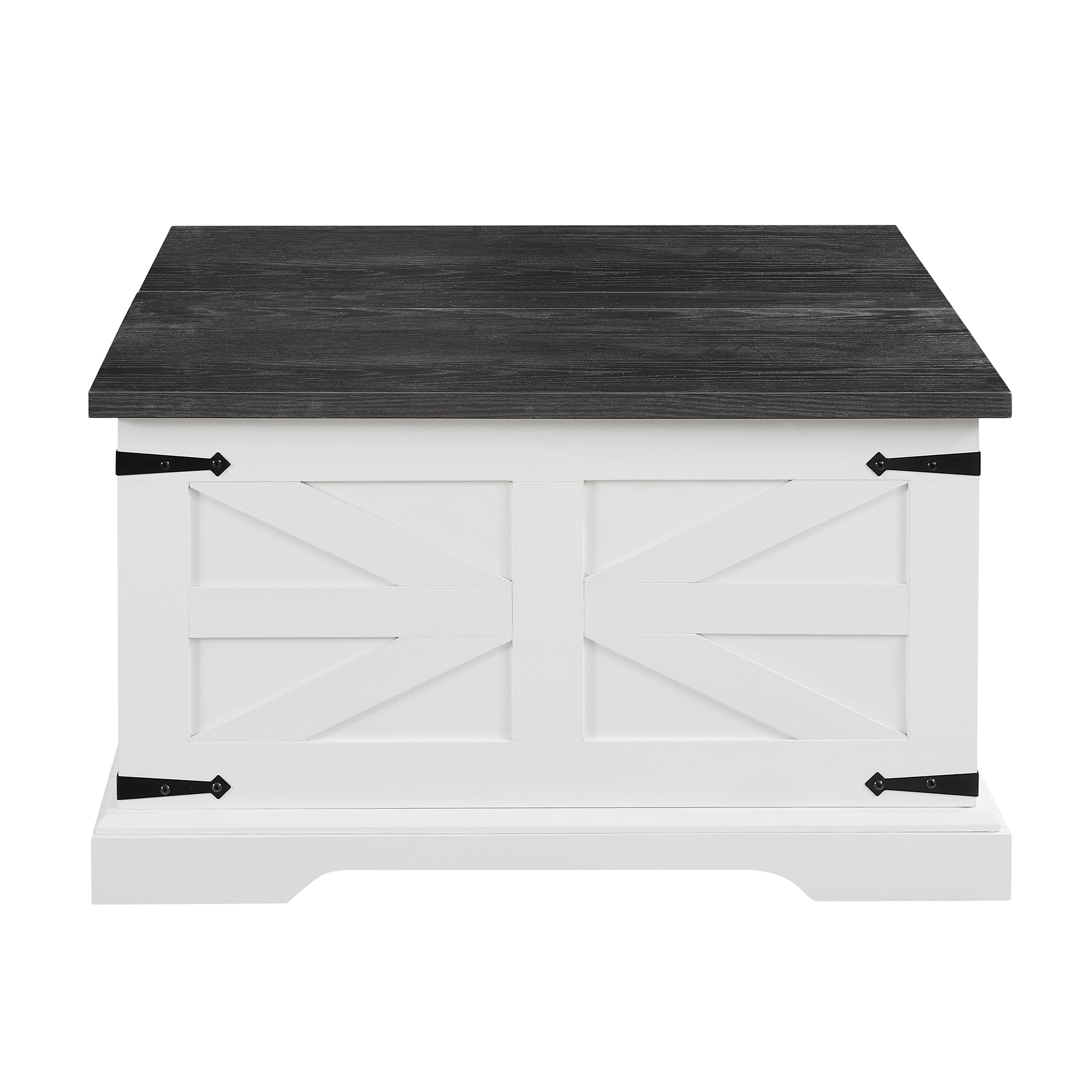 SINOFURN SYC500019WT Finished MDF Farmhouse Coffee Table
