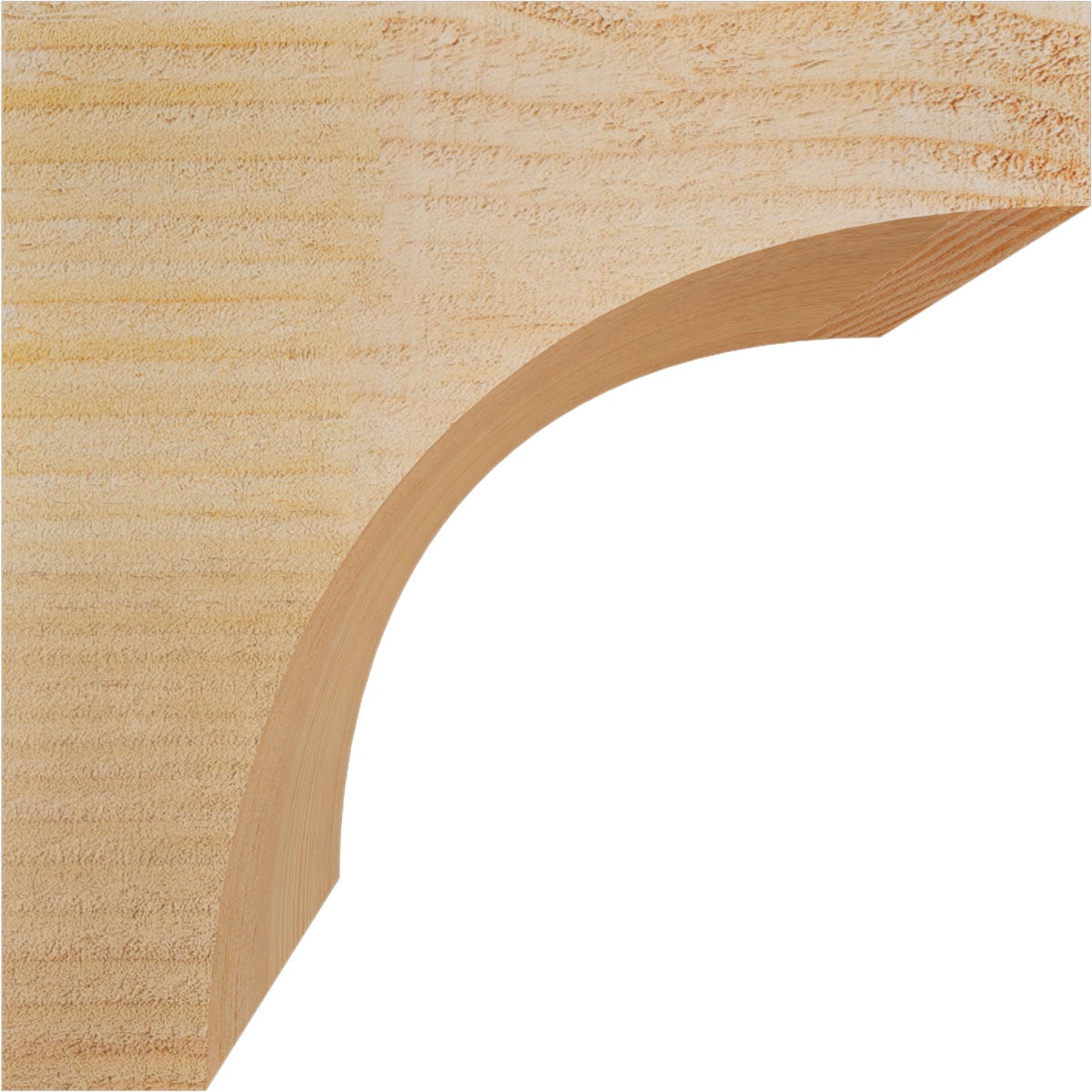 Ekena Millwork COR06X10X10HUN00RDF corbels - View #3