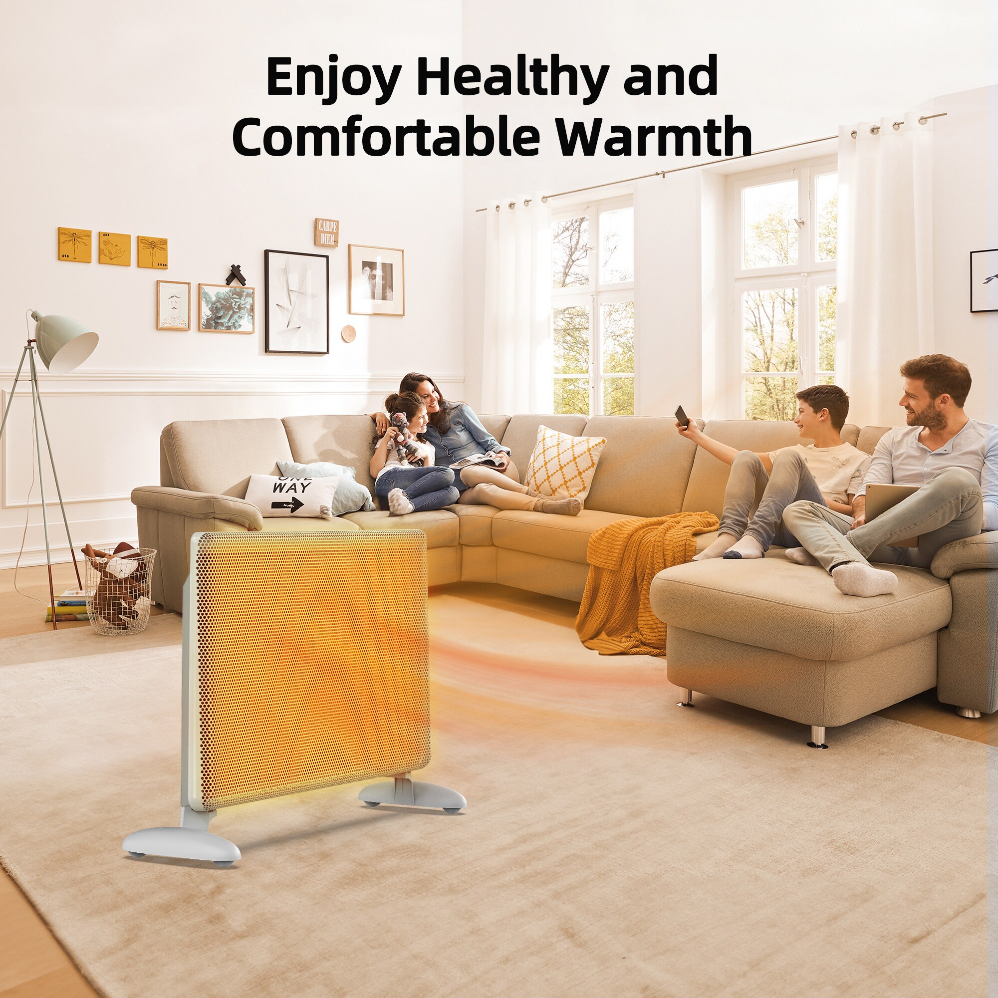EdenDirect NCA2-4.3-WHITE Portable-Electric-Heat - View #7