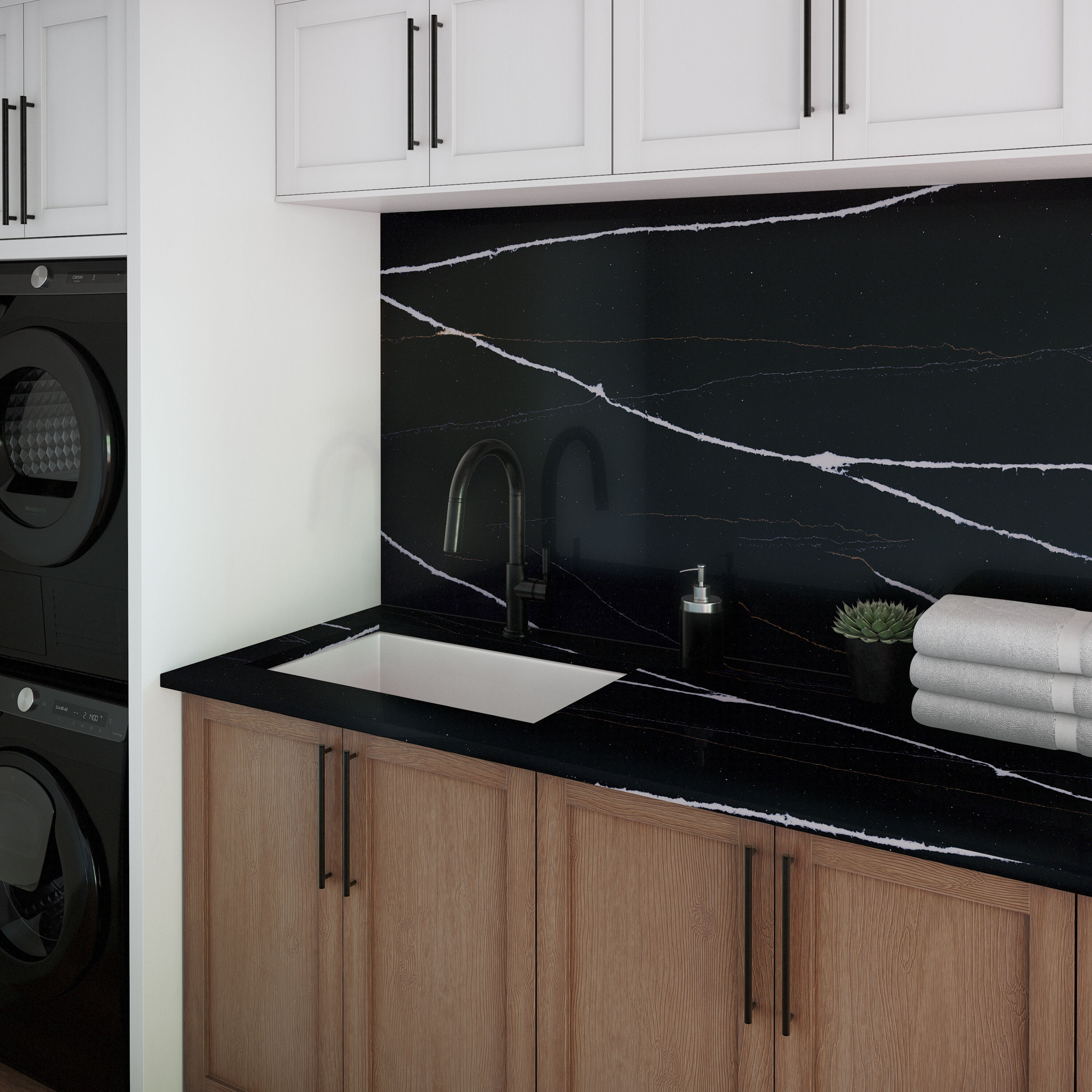 ONE Quartz OQ76SLBM11/4X1L Countertop-Samples - View #4