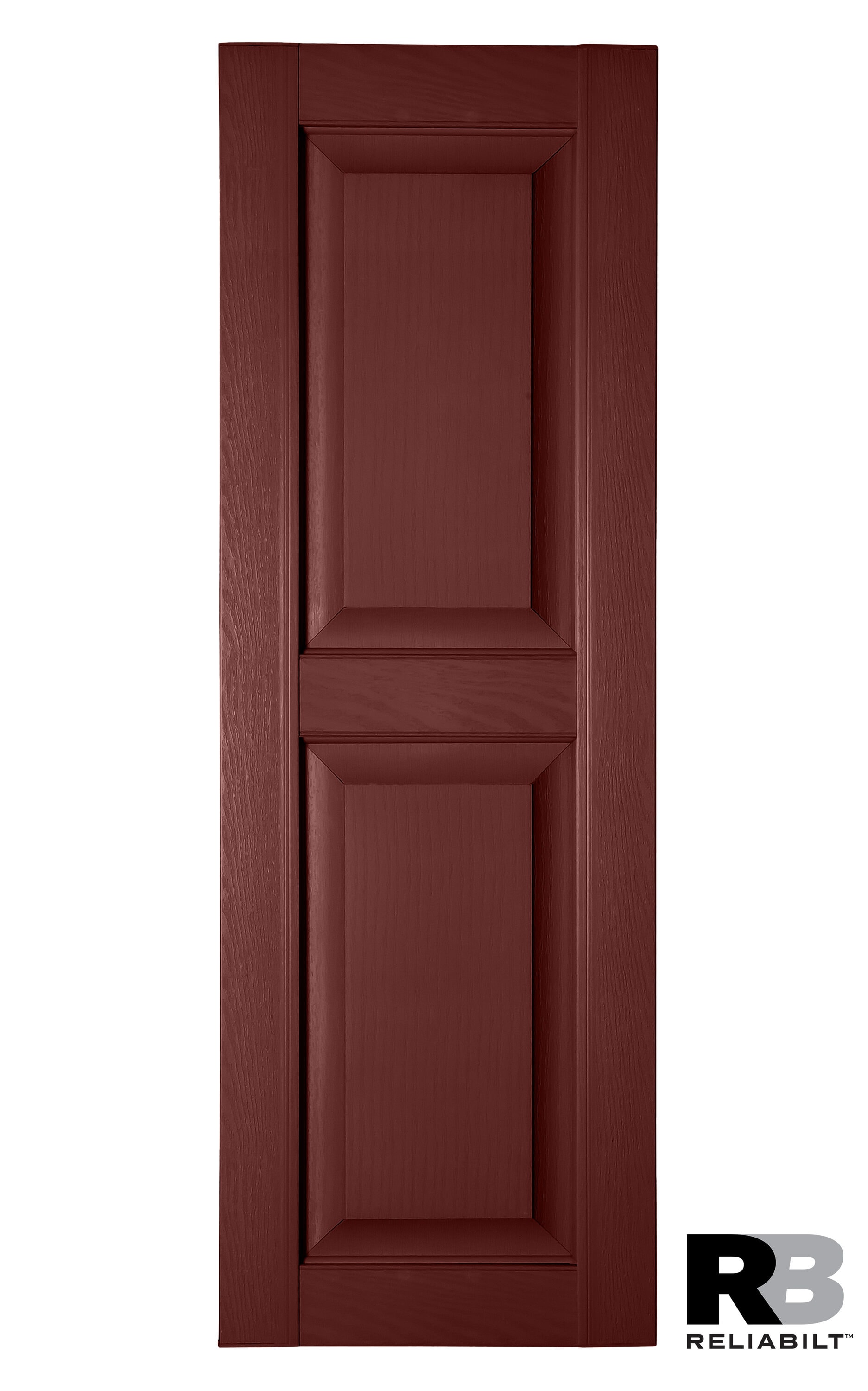 RELIABILT RP1667613 16.25-in W x 67-in H Cranberry Raised panel Polypropylene Exterior Shutters ( 2 -Pack )