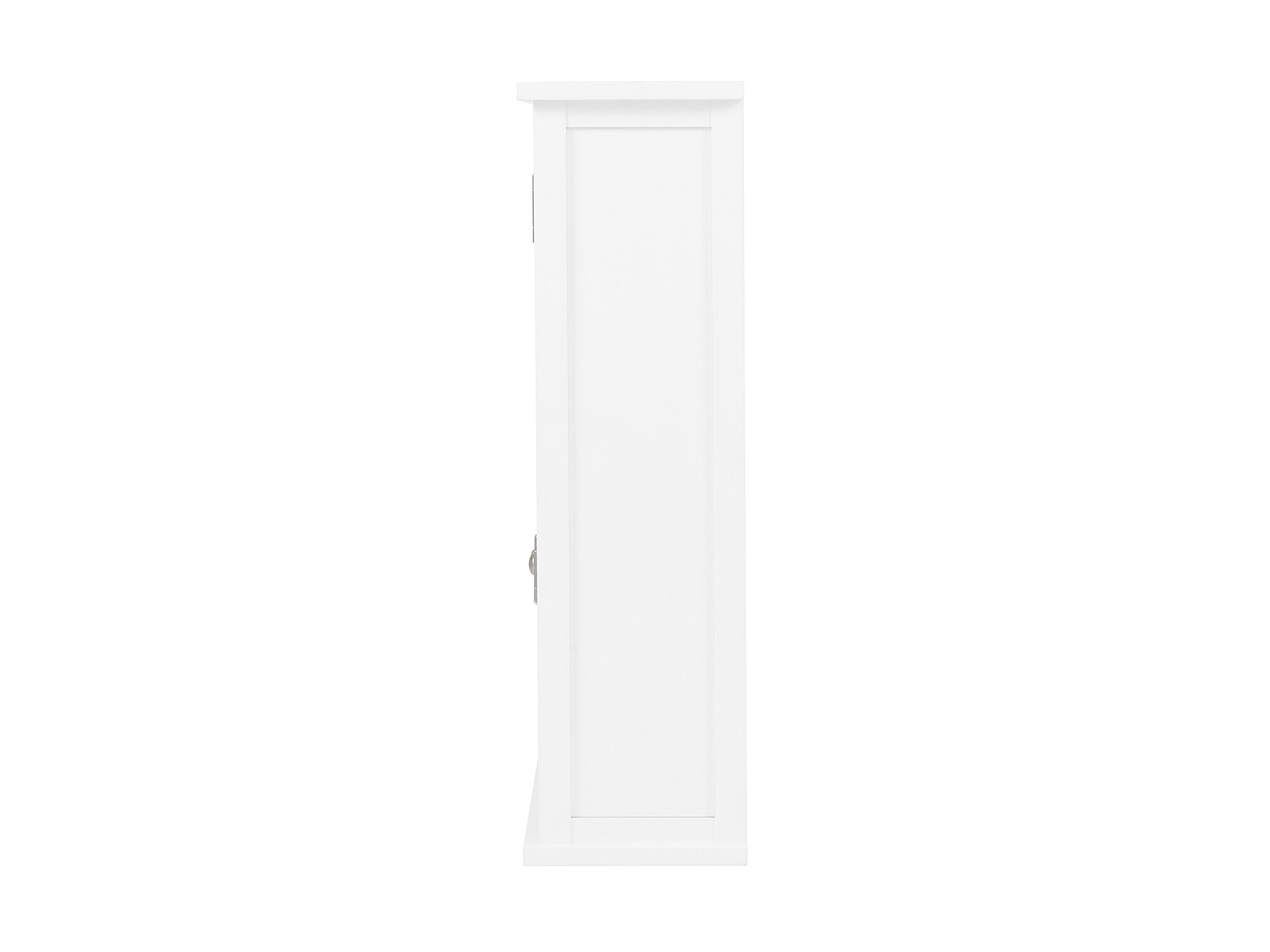 Alaterre Furniture Coventry 27-in x 29-in x 8-in White Wood Wall-mount Linen Cabinet