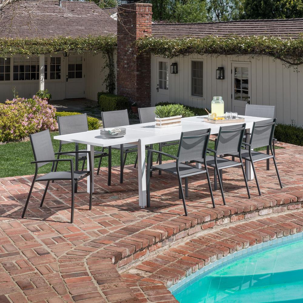 Hanover DELDN9PC-WG Patio-Dining-Sets - View #11