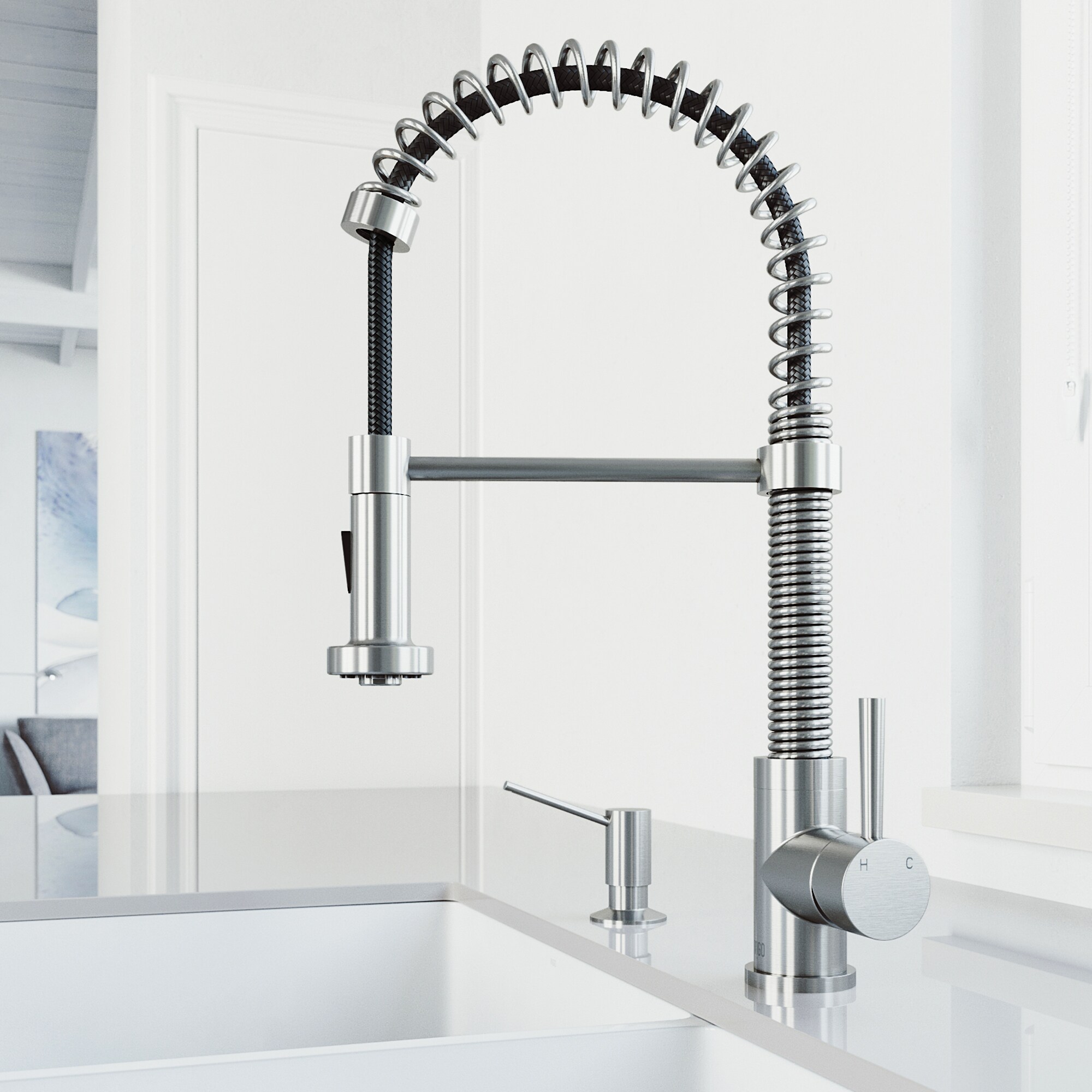 VIGO VG02001STK5 Kitchen-Faucets - View #2