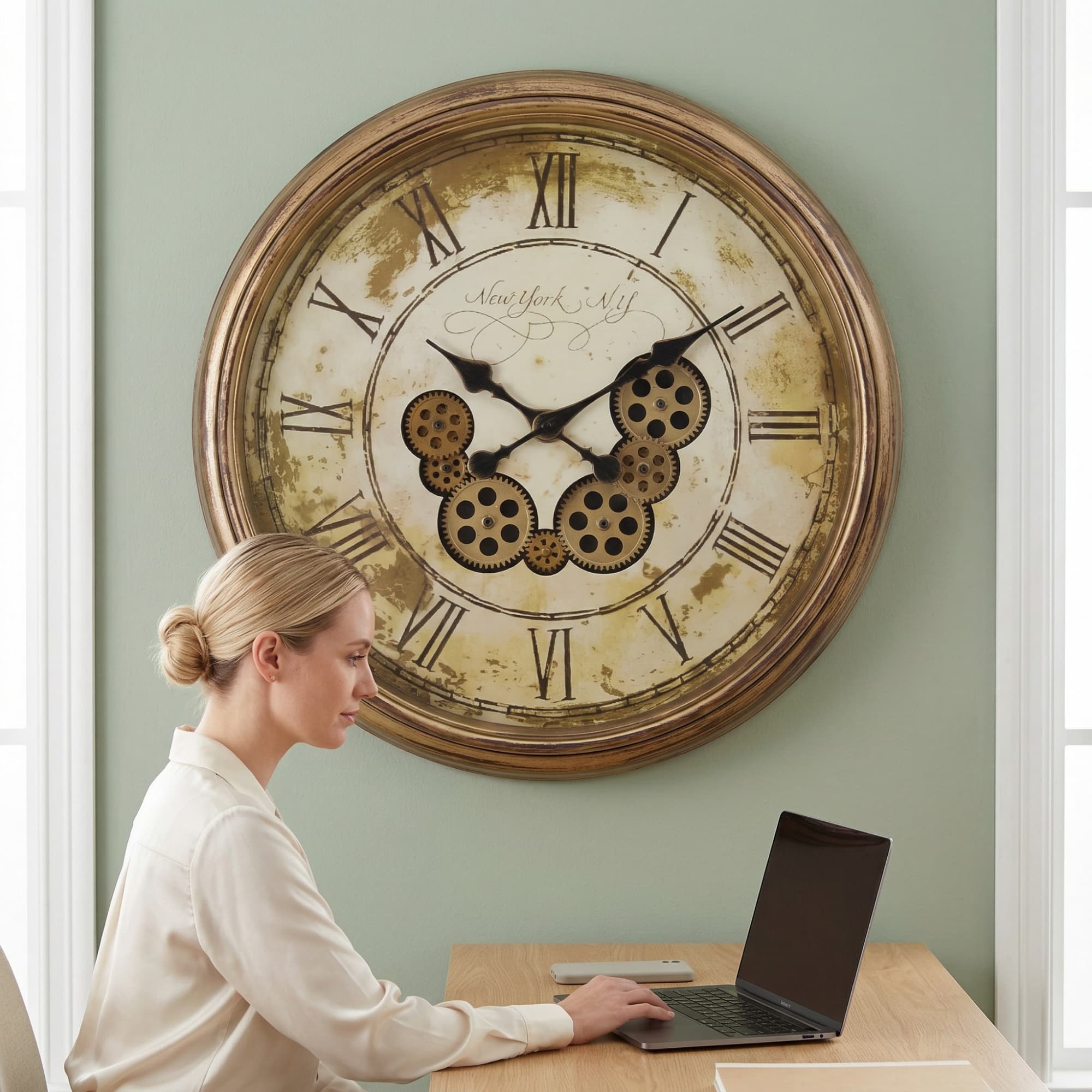 Lycvki CK-7 Indoor-Outdoor-Clocks - View #3