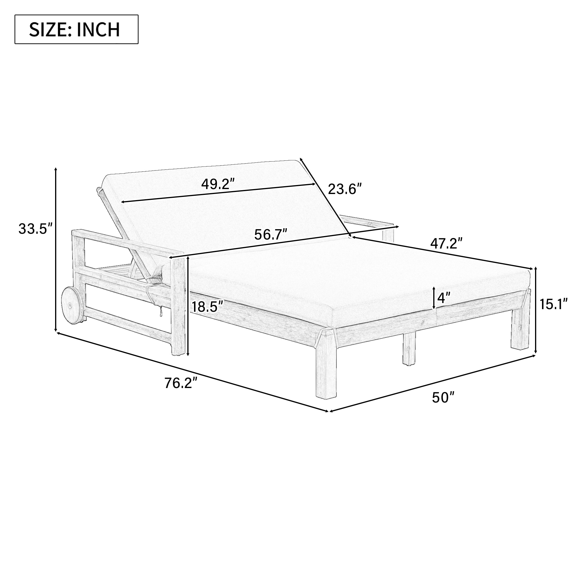 ModernLuxe L-TM000011AAA Patio-Sofas-Daybeds - View #8