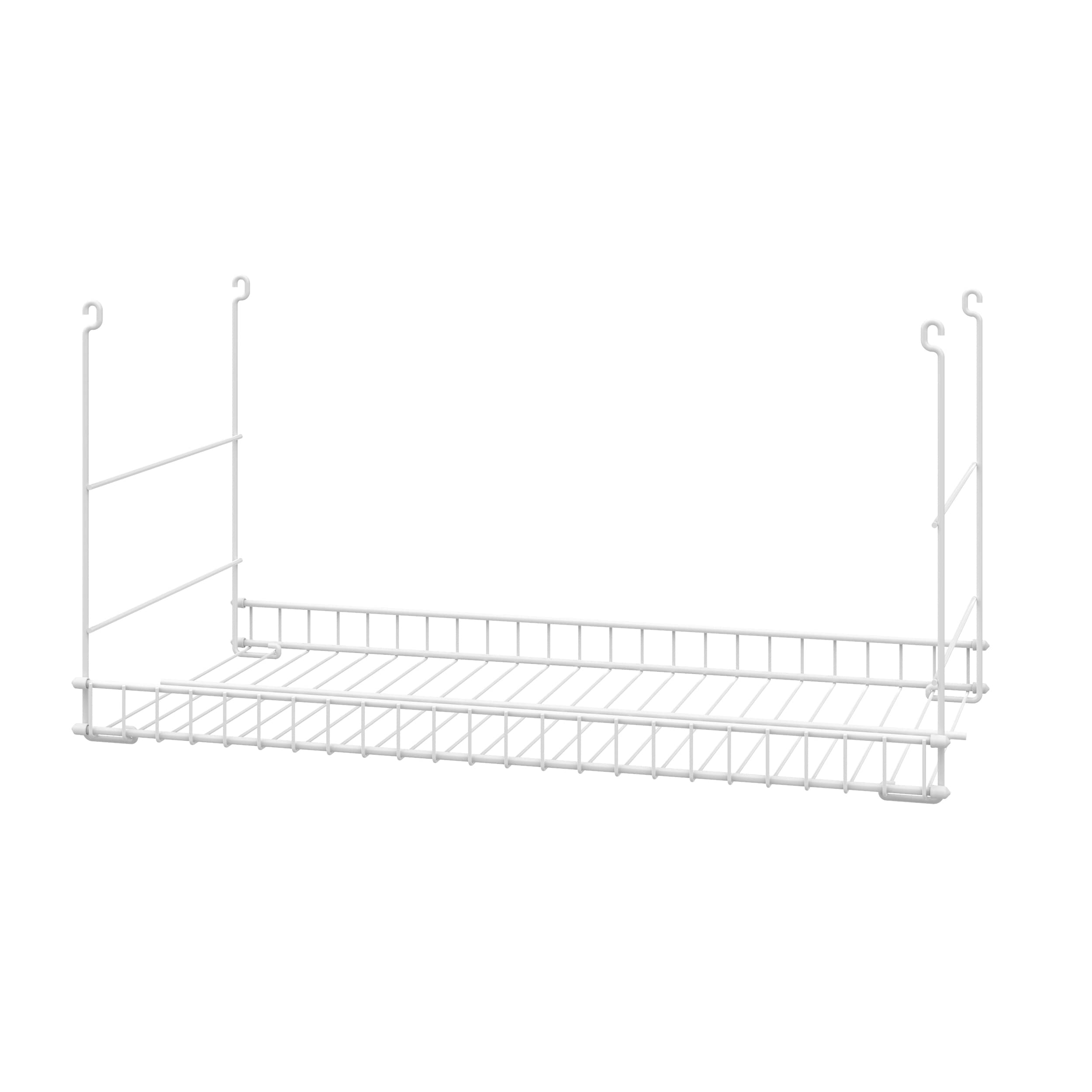 Universal Wire Hanging Basket for Wire Shelf 9.5" X 16" X 5" 