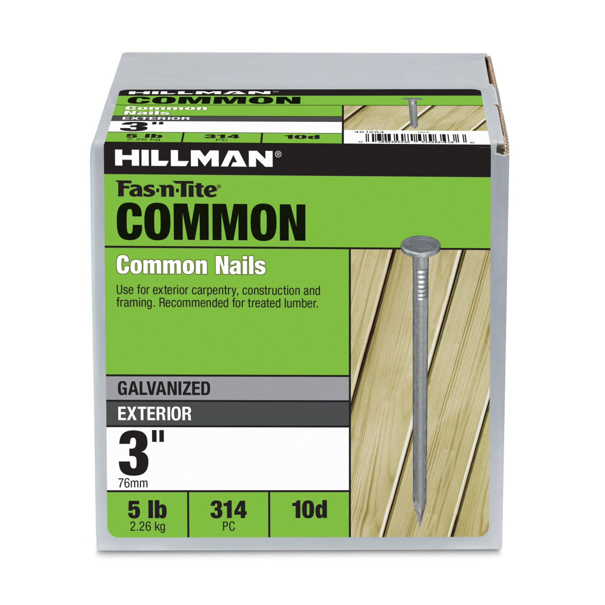 Fas-n-Tite 3-in 9 -Gauge Hot-dipped galvanized Ring Shank Common Nails 314 -Per Box