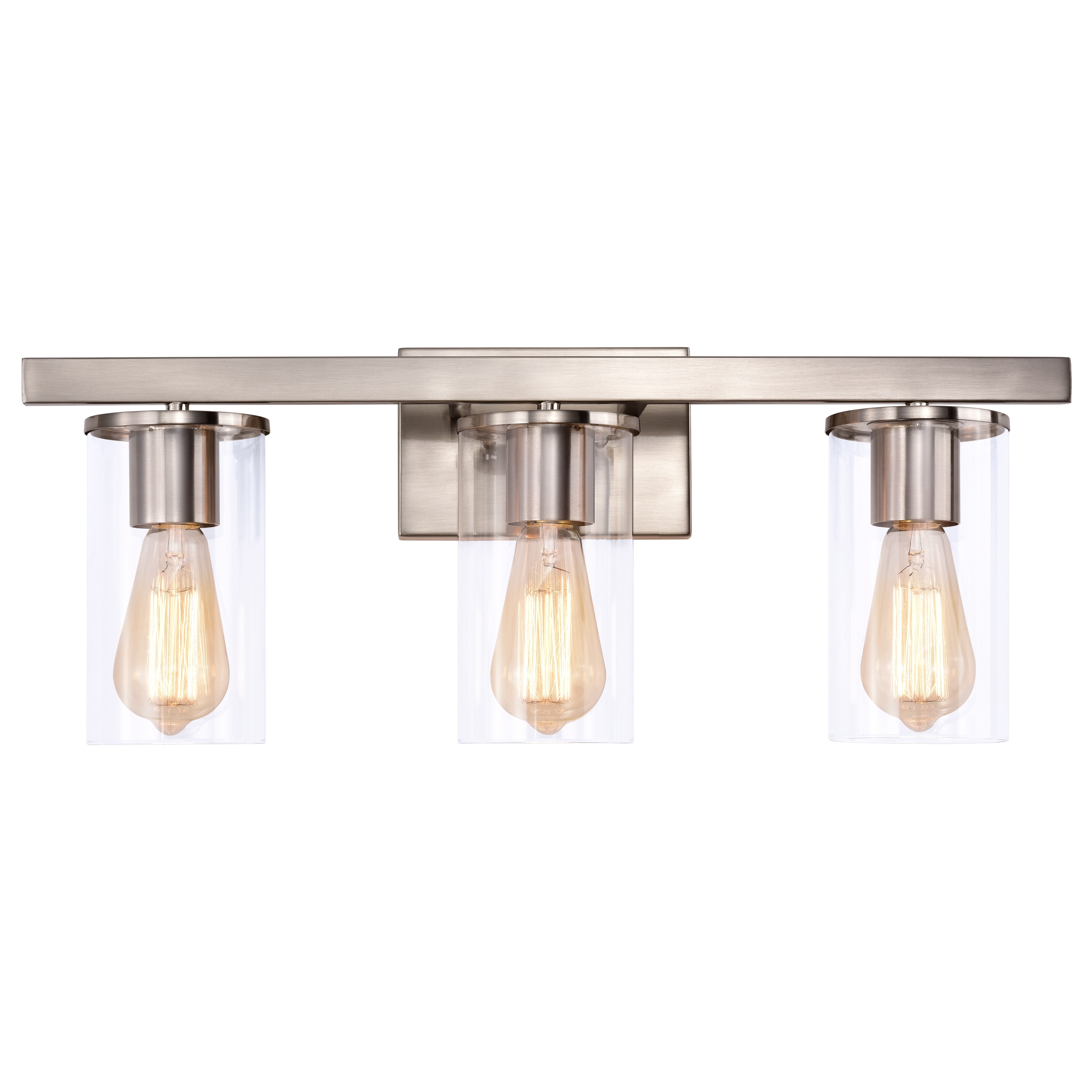C Cattleya CA1960-3W 6-in 3 -Light Satin Nickel Modern/contemporary Vanity light