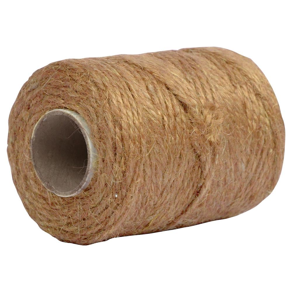 Cotton Twine, L: 315 m, 1 mm, Thin Quality 12/12, Brown, 220 G, 1