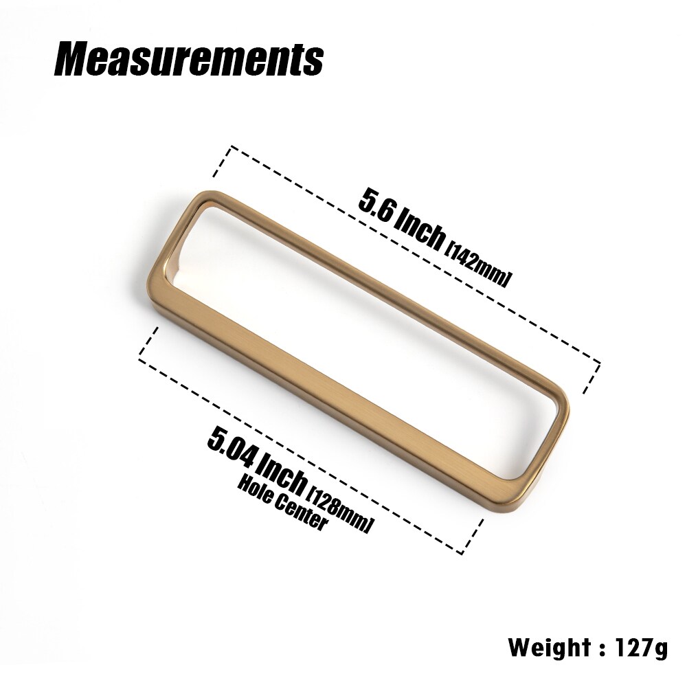 Miaokesen 9582UBR-128 Cabinet-Pulls - View #2
