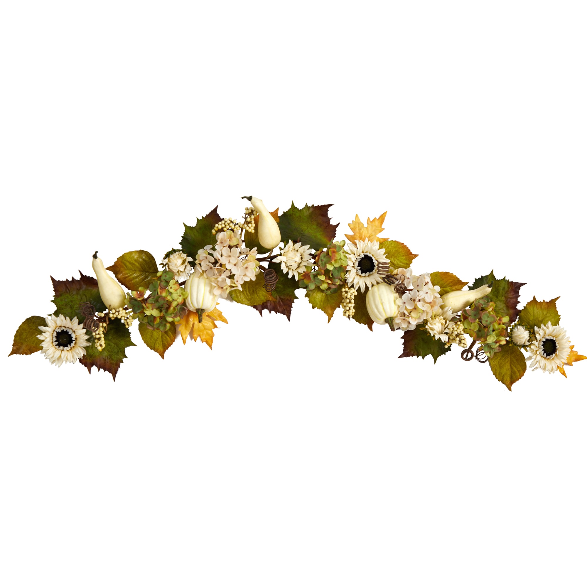 Nearly Natural W1242 5-ft Pumpkin Artificial Garland
