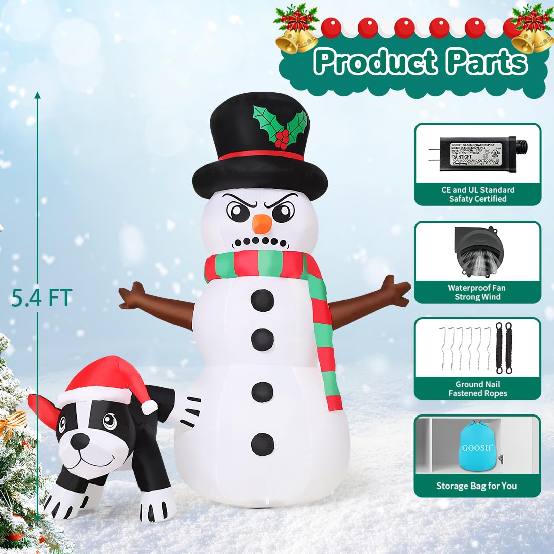 GOOSH DJ-SD-27535 Christmas-Inflatables - View #6