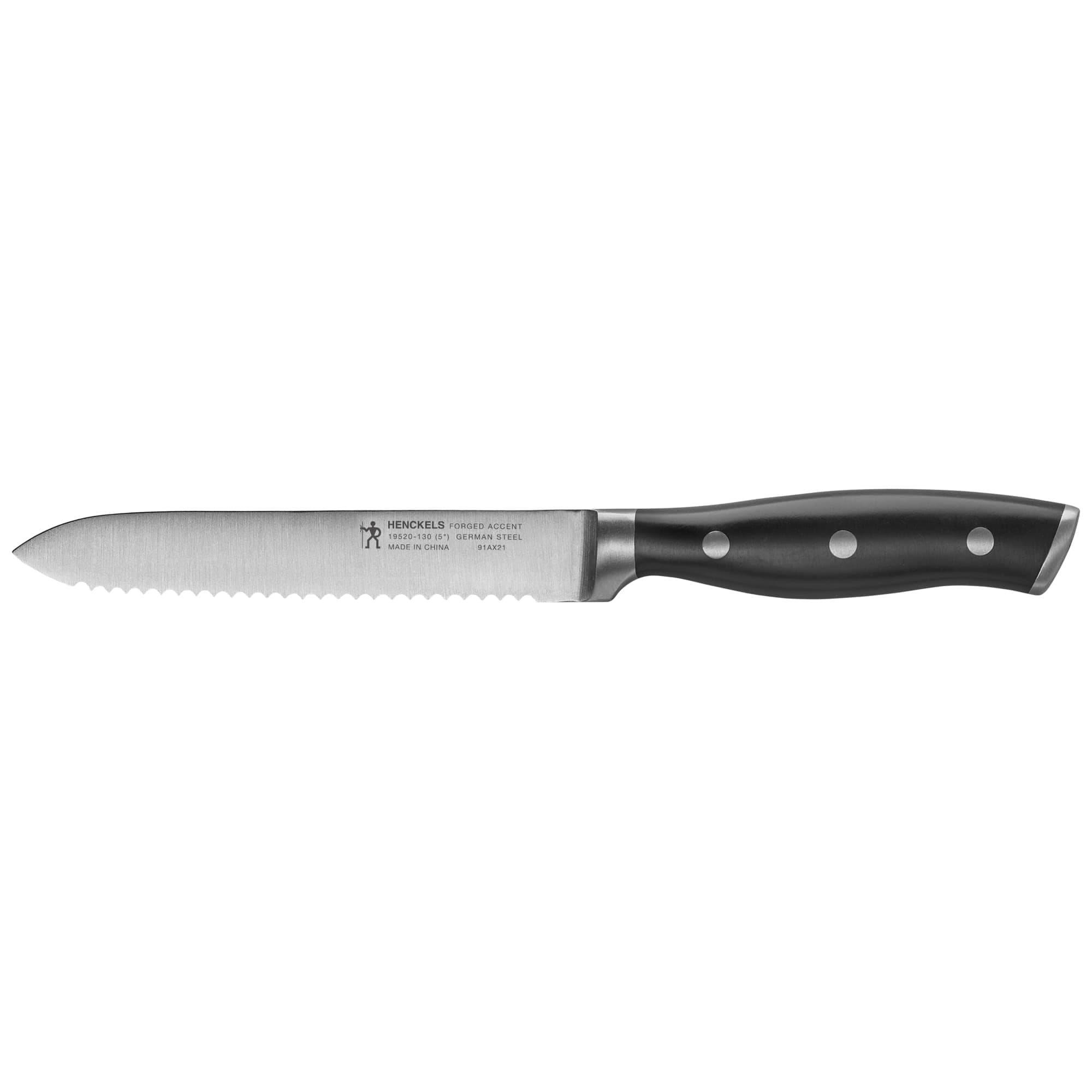 Henckels  Forged Accent 5-inch Serrated Utility Knife
