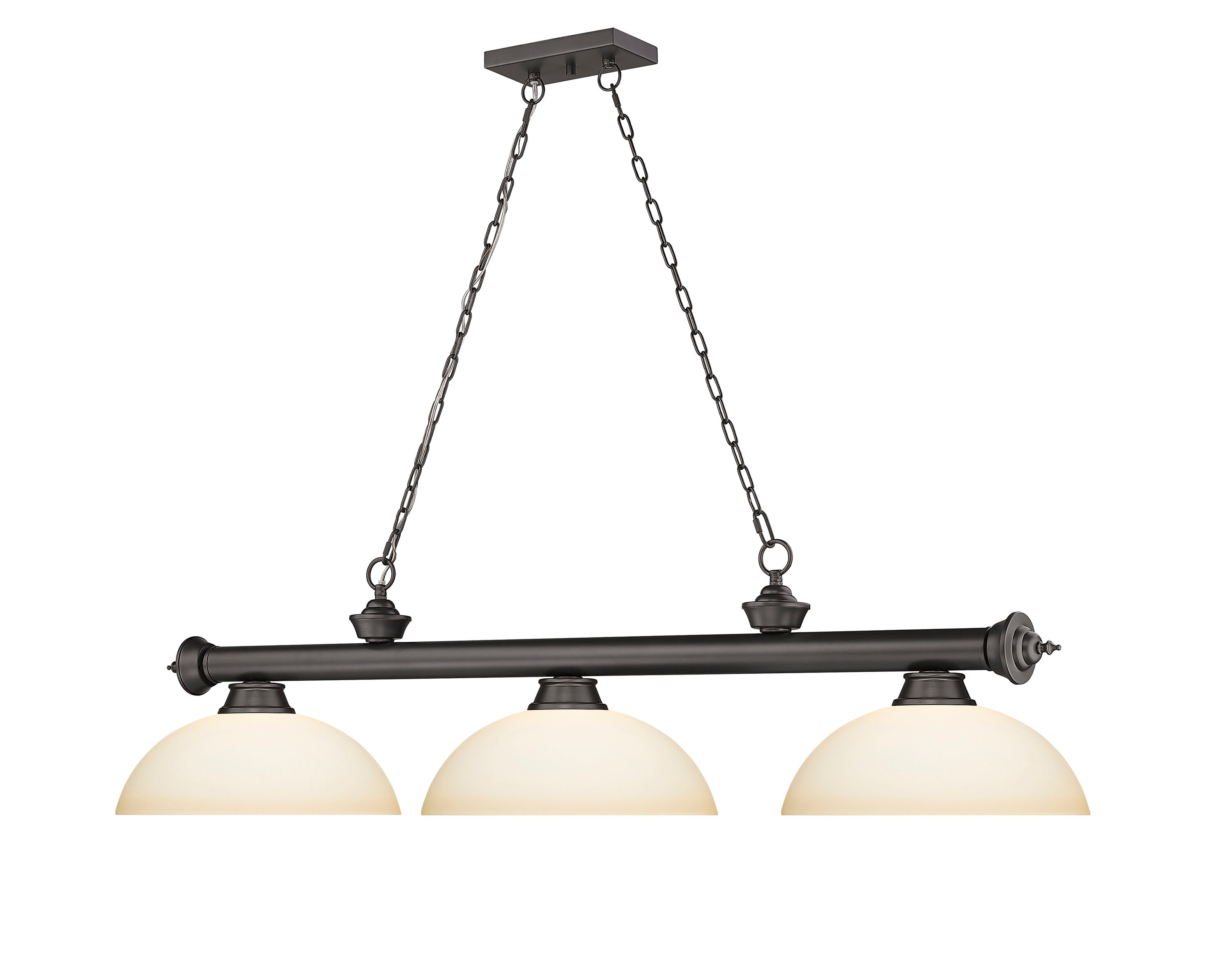 Z-Lite 2306-3BRZ-DMO14 Pool-Table-Lighting - View #3