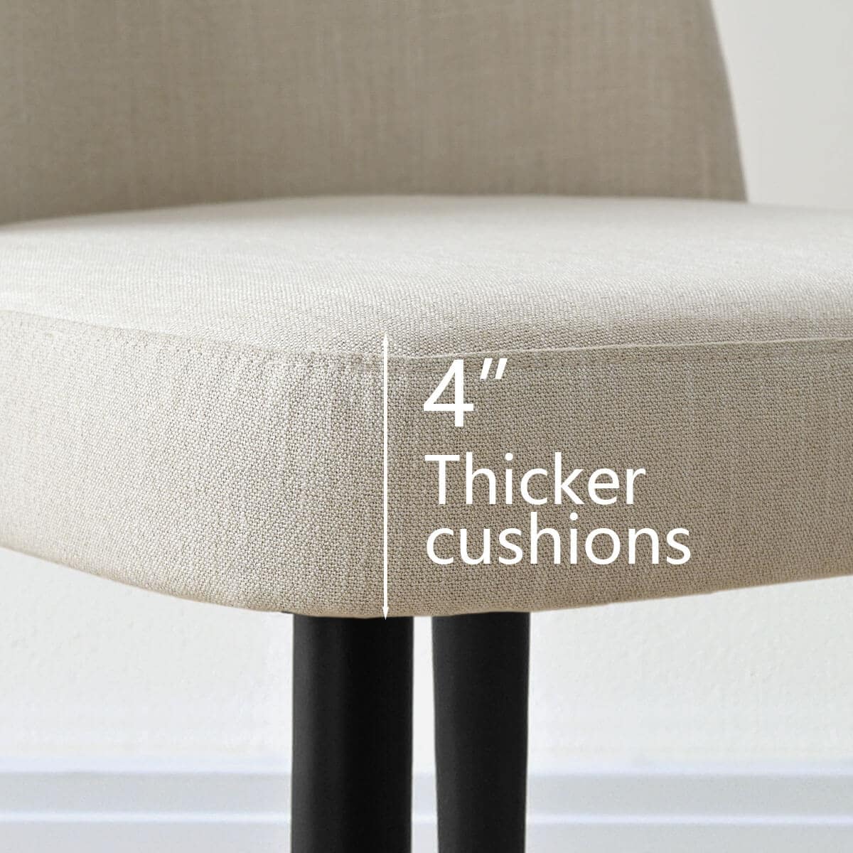 Maison Boucle HAVANA-METAL-BEIGE8 Dining-Chairs - View #7