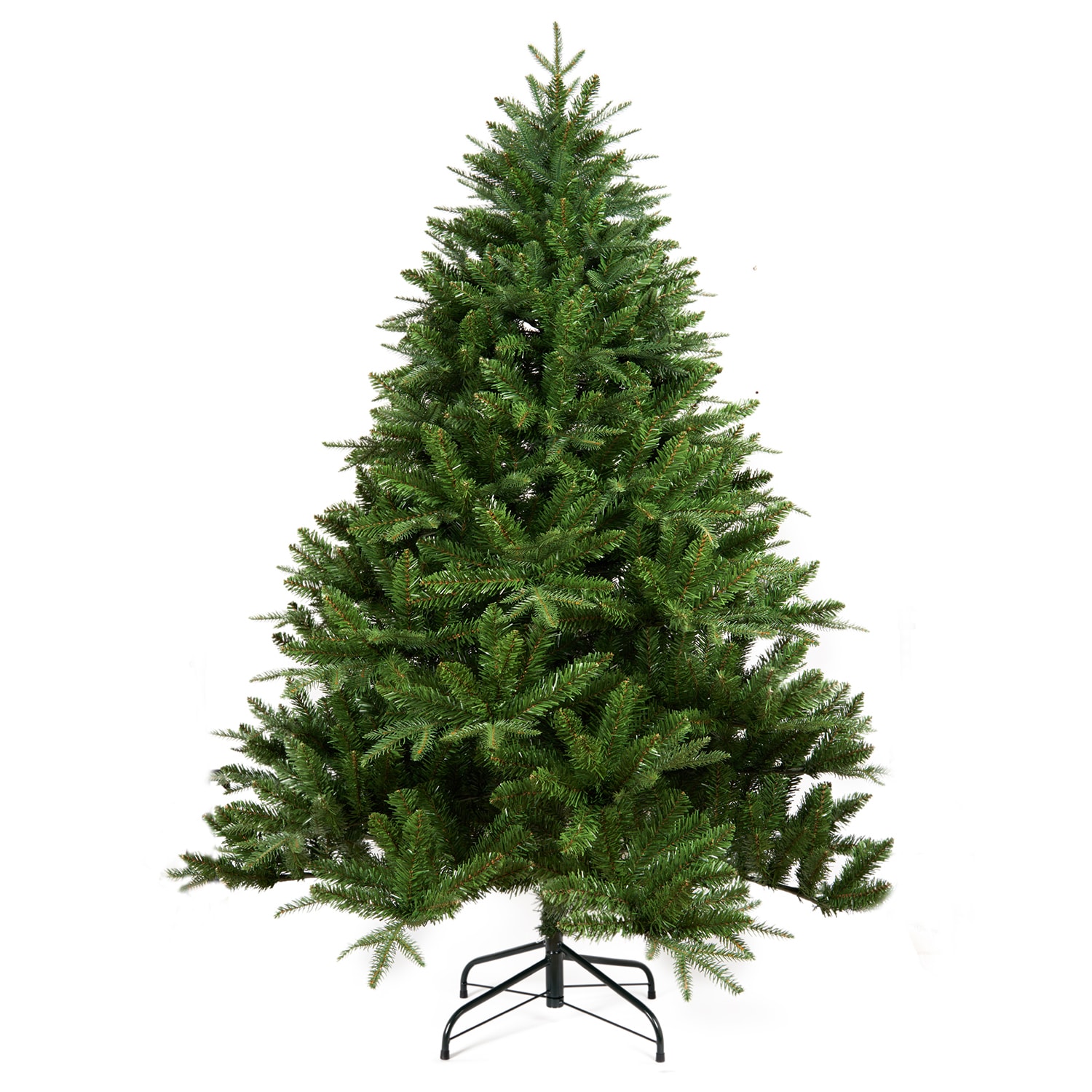 Bybafun YA7200006 6-ft Pre-lit Flocked Artificial Christmas Tree with LED Lights