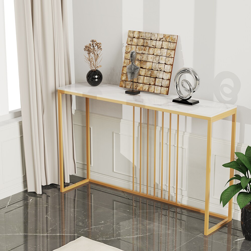 LUVODI JJ-XZ191-PR-WT Console-Sofa-Tables - View #3
