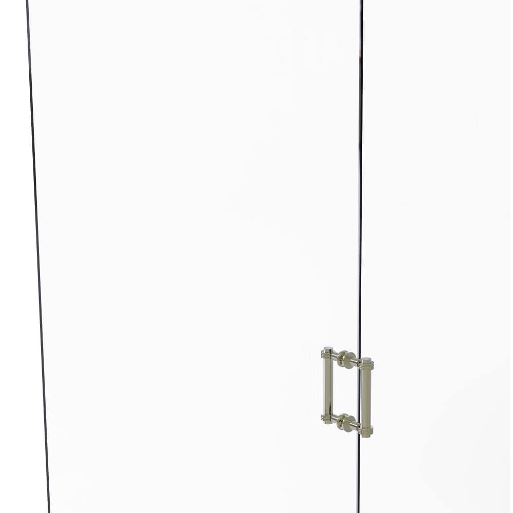Allied Brass 404D-6BB-PNI Polished nickel 6-Inches Hinged shower door Handle
