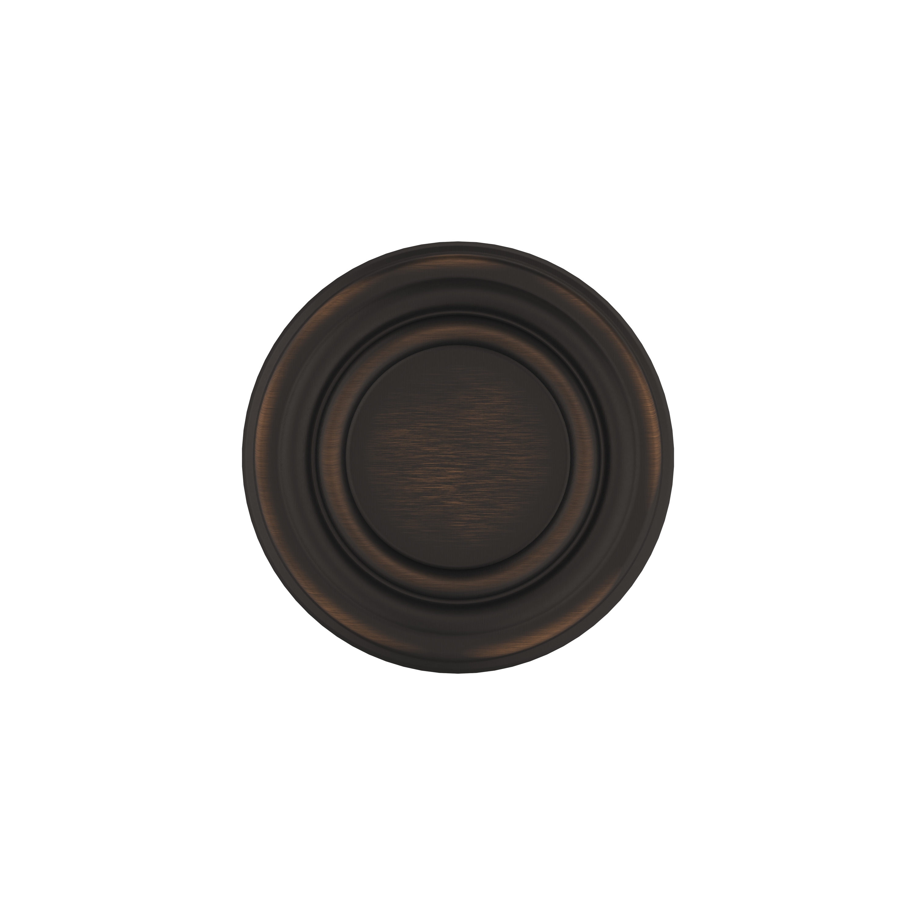Ville Round Oil Rubbed Bronze Cabinet Knob with Mounting Hardware
