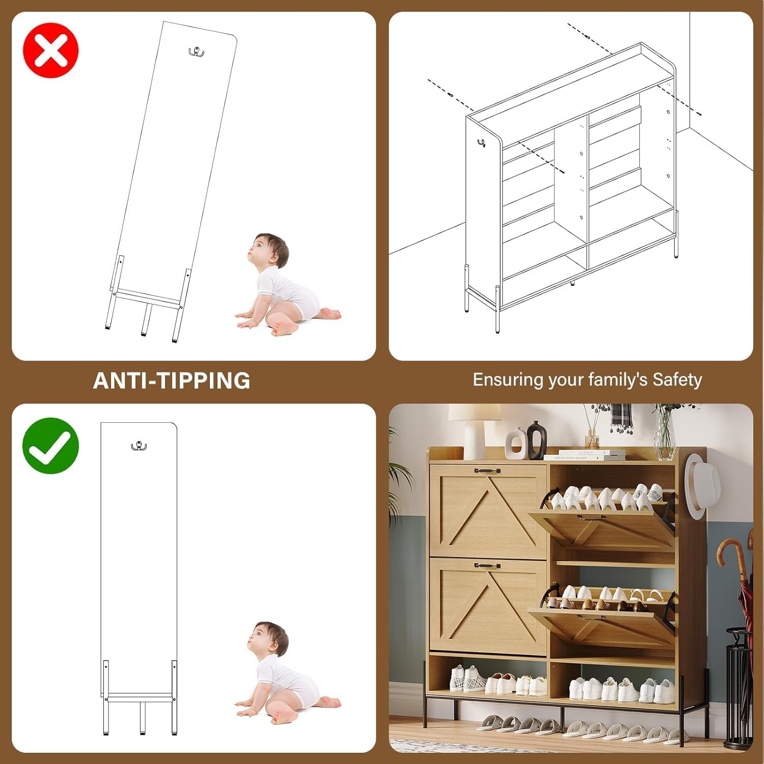 WhizMax IWAN-PHO-150Z5MR1 Shoe-Racks - View #7