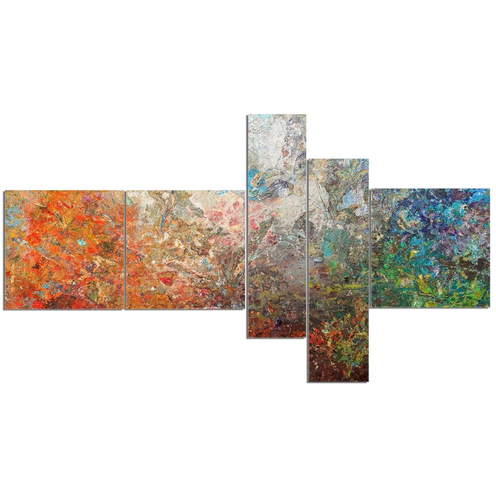 Designart 32-in H x 60-in W Modern Print on Canvas PT6548-414 at Lowes.com