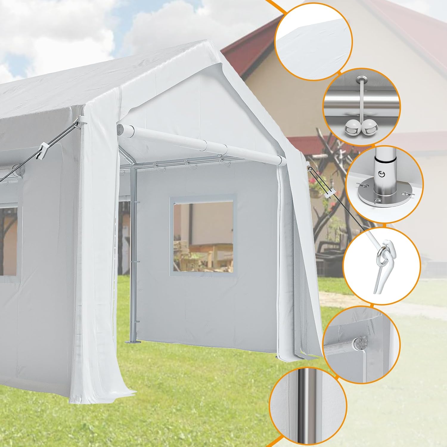 GAOMON CQC-CRB3DGQ5XEP Carport-Covers - View #3