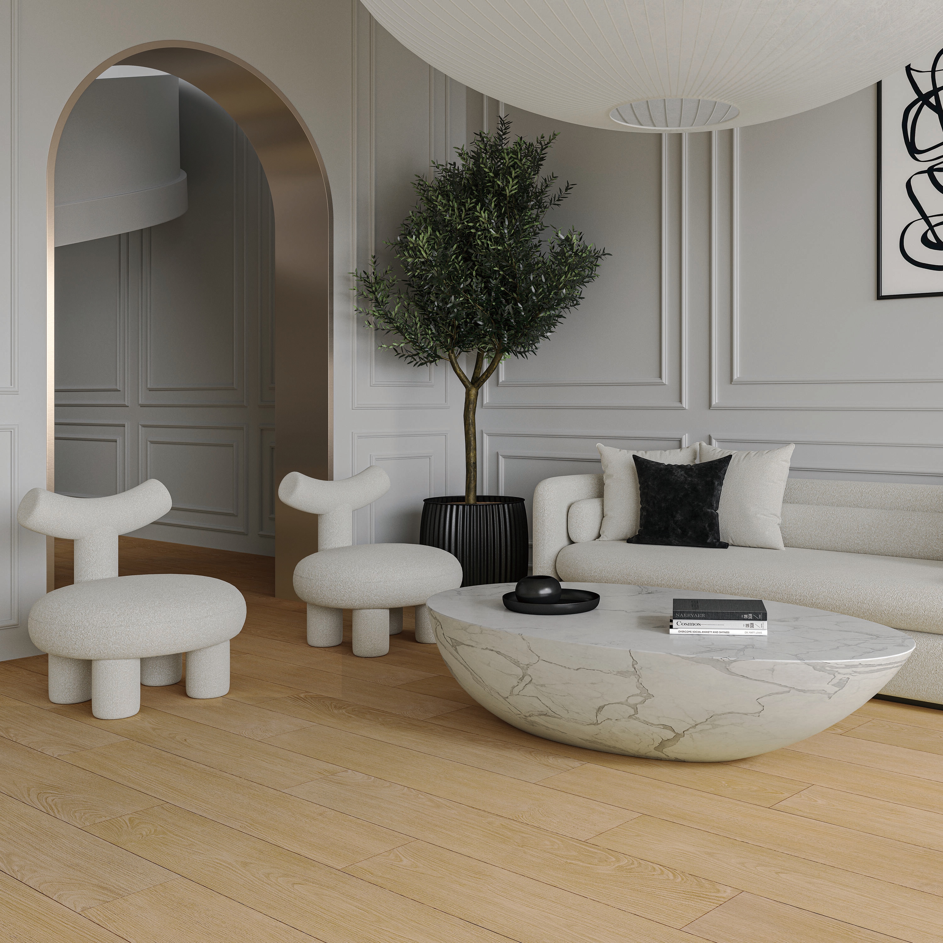 Villa Barcelona LOWMVCL936-3N1 Floor-Moulding - View #5