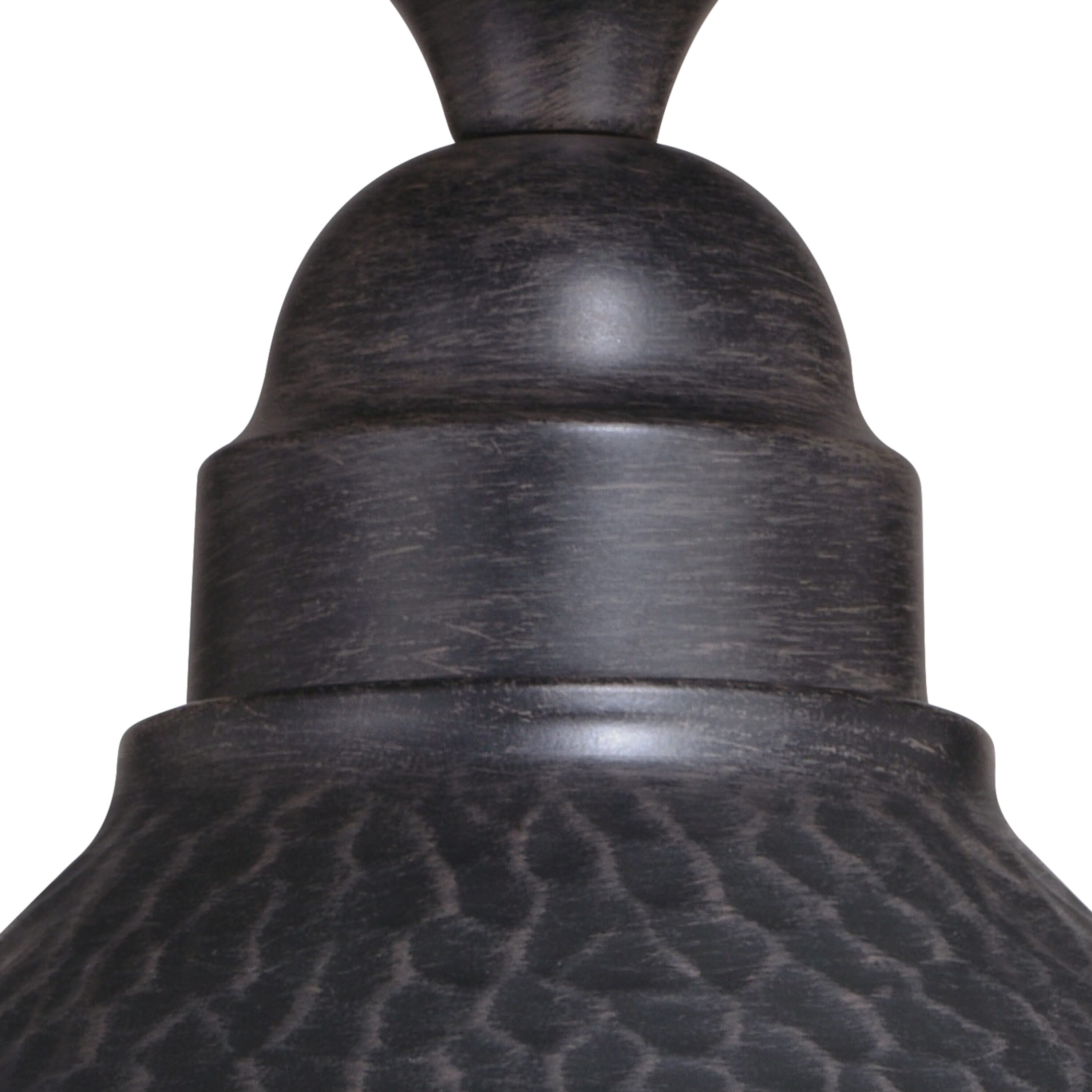 Outland Rustic 12'' Gold and Glass Indoor/Outdoor Ceiling Light