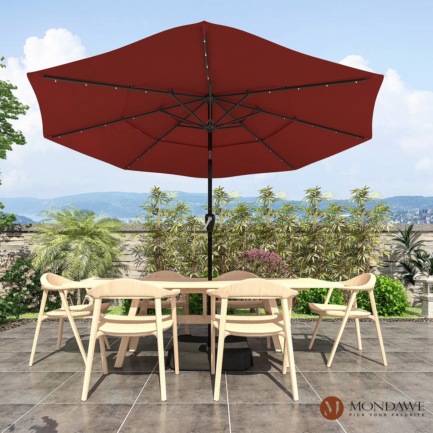 Mondawe 21WF421RD-ED Umbrellas-2 - View #4