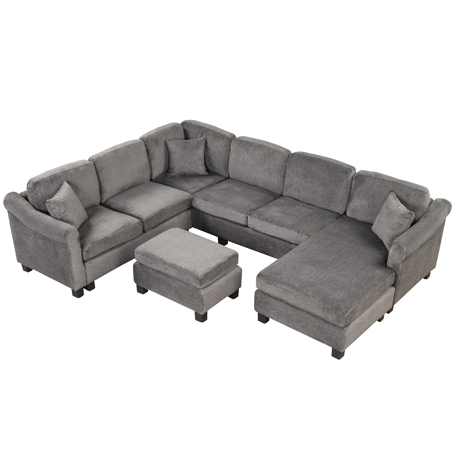 SINOFURN SYA370009GY Sofas-Loveseats - View #2