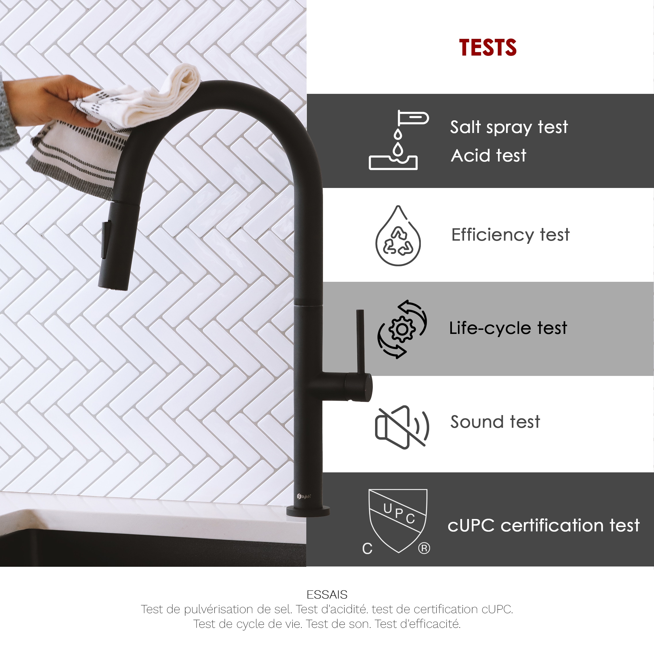 Stylish K-141N Kitchen-Faucets - View #7