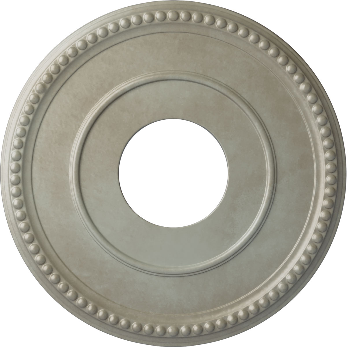 Ekena Millwork CM12BRFLS Bradford 12.5-in W x 12.5-in L Painted Flash Gold Polyurethane Whole Ceiling Medallion