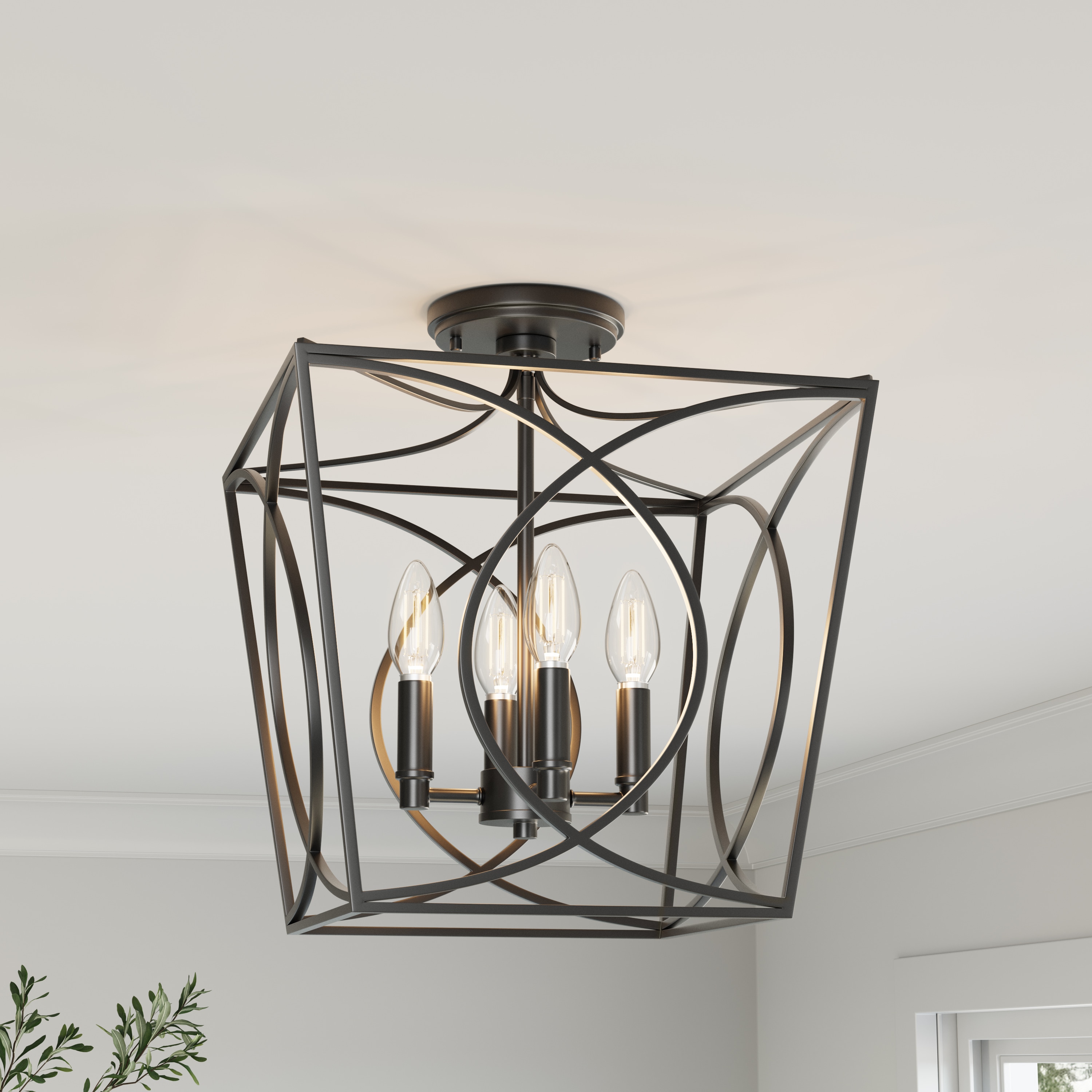 Millennium Lighting 4004-MB flushmounts - View #4