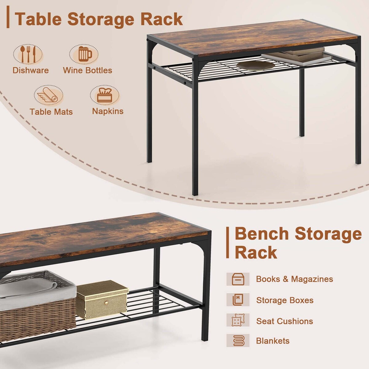 Costway HCST00655 Dining-Sets - View #9