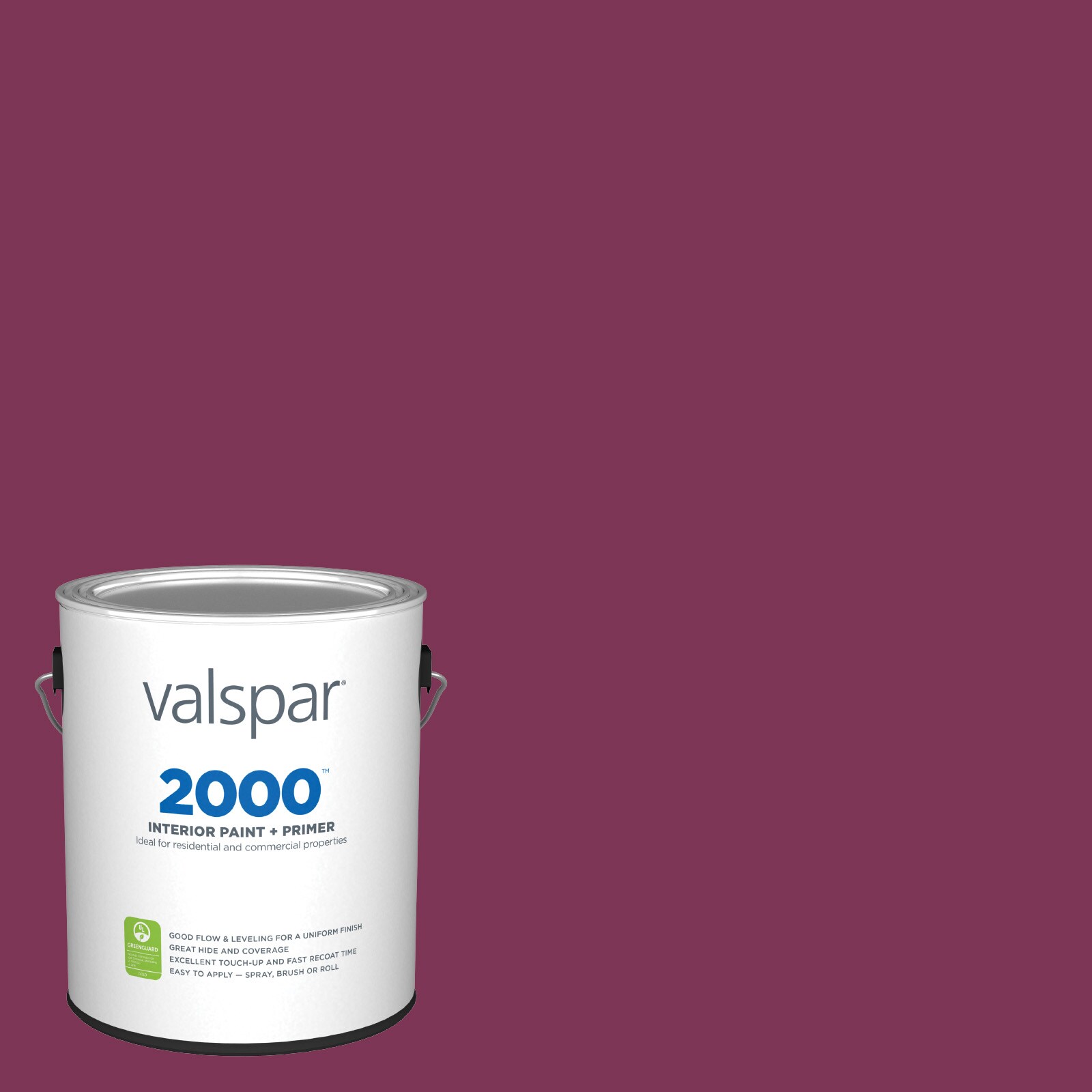 Valspar HGSW1021-31541 2000 Eggshell Framboise HGSW1021 Latex Interior Paint Paint + Primer ( 1-gallon )