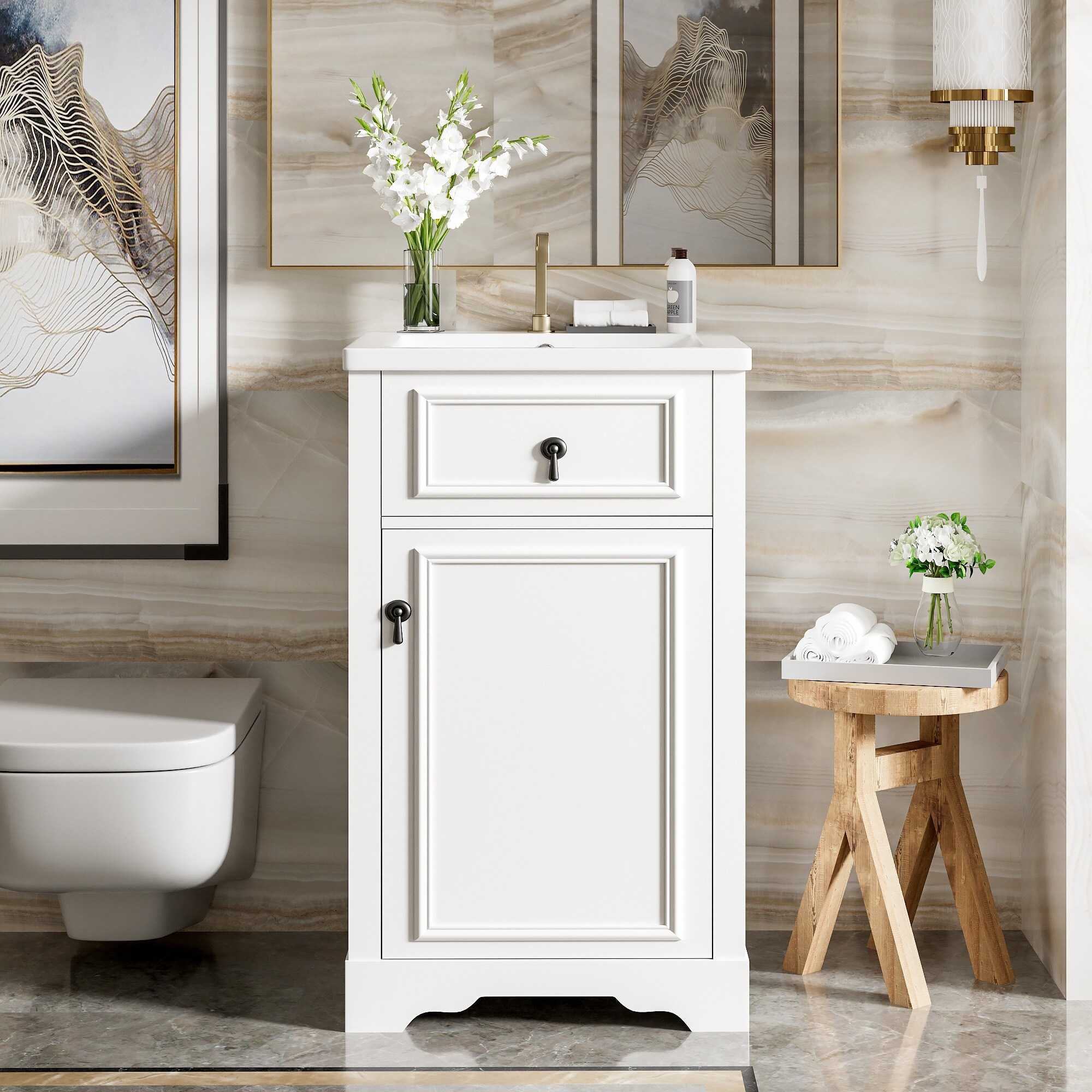 Vorene S-QUTVW7BFM1DE Bath-Vanity-Combo - View #3