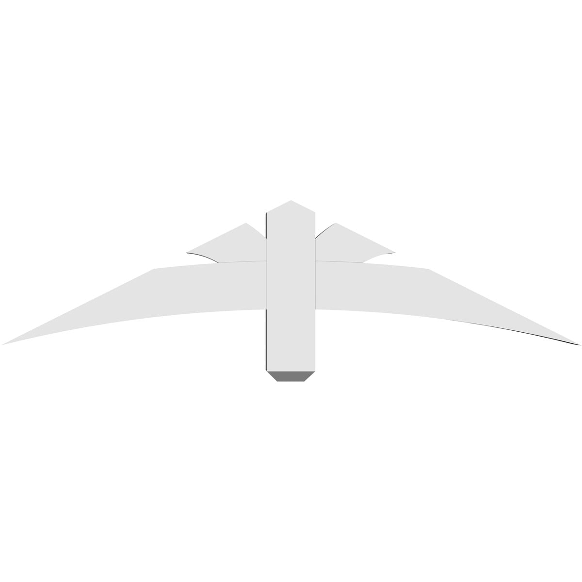 Ekena Millwork GBP048X12X0404DAV00 Exterior-Brackets-Braces - View #4