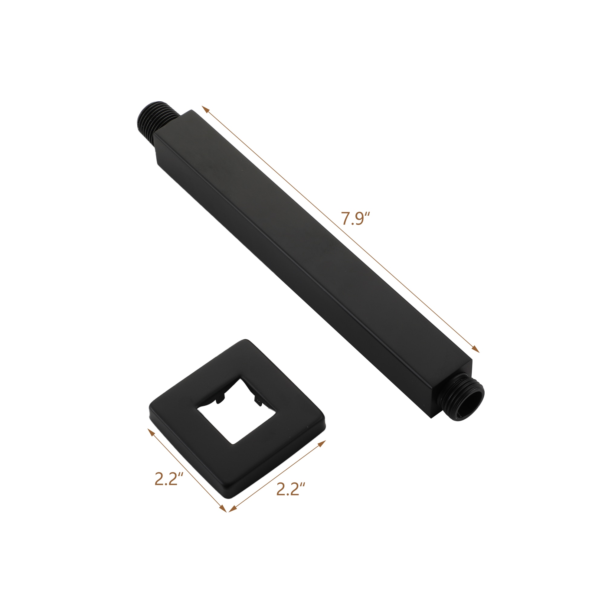Mondawe MDBR17003R10MB Bath-Shower-Facc - View #4