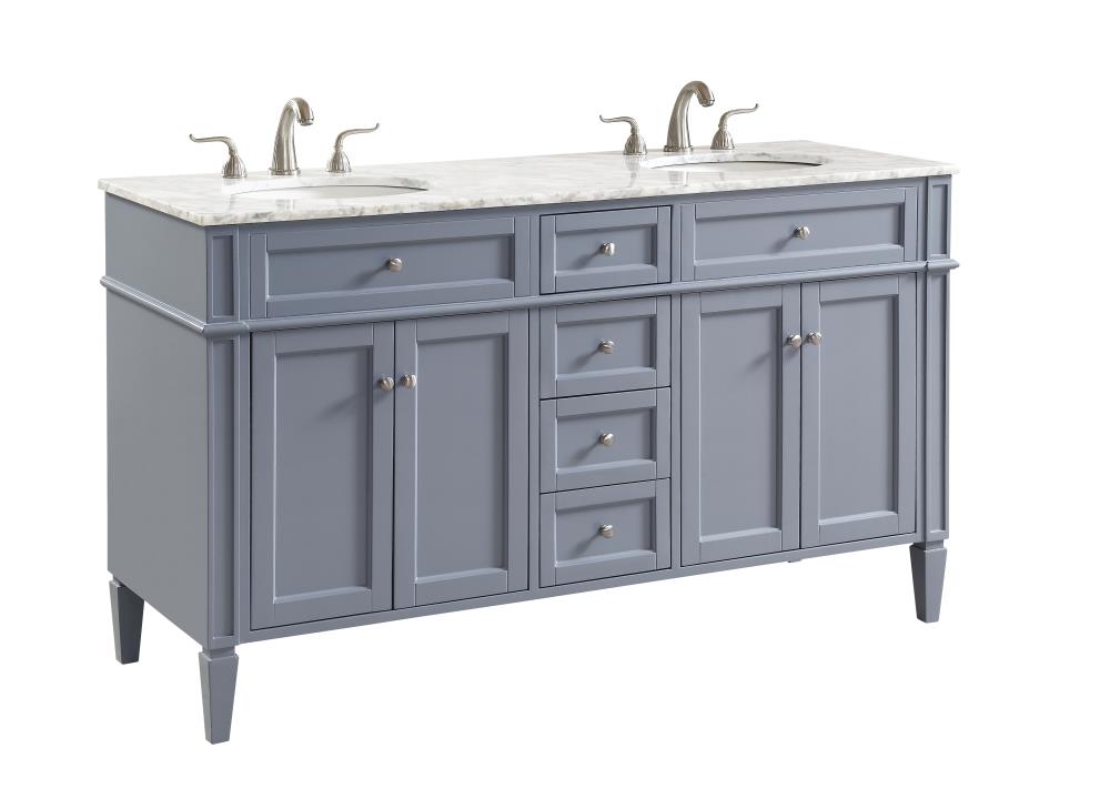 Elegant Decor FI37560DGR Bath-Vanity-Combo - View #2