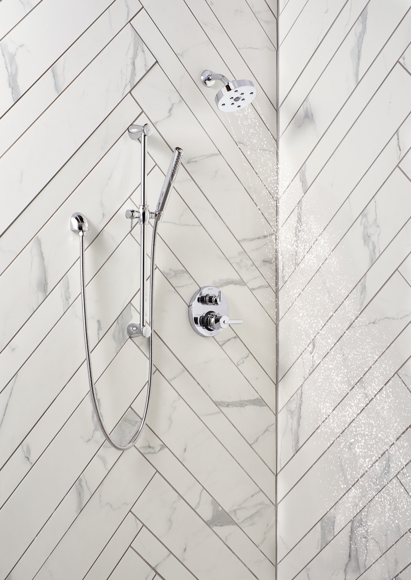 Delta T24859-RB Bath-Shower-Facc - View #3