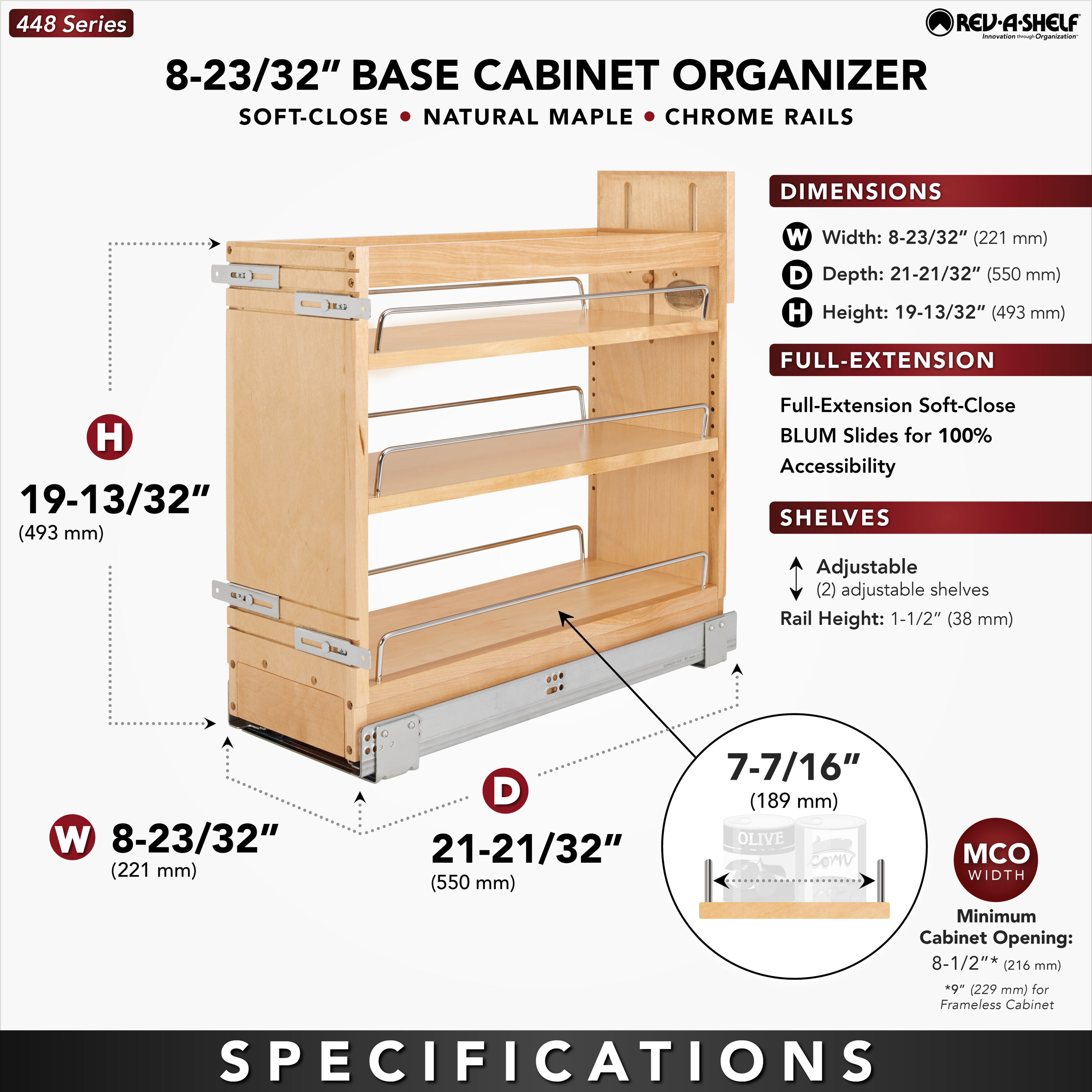 Rev-A-Shelf 189772 Pull-Out-Cabinet-Baskets - View #2